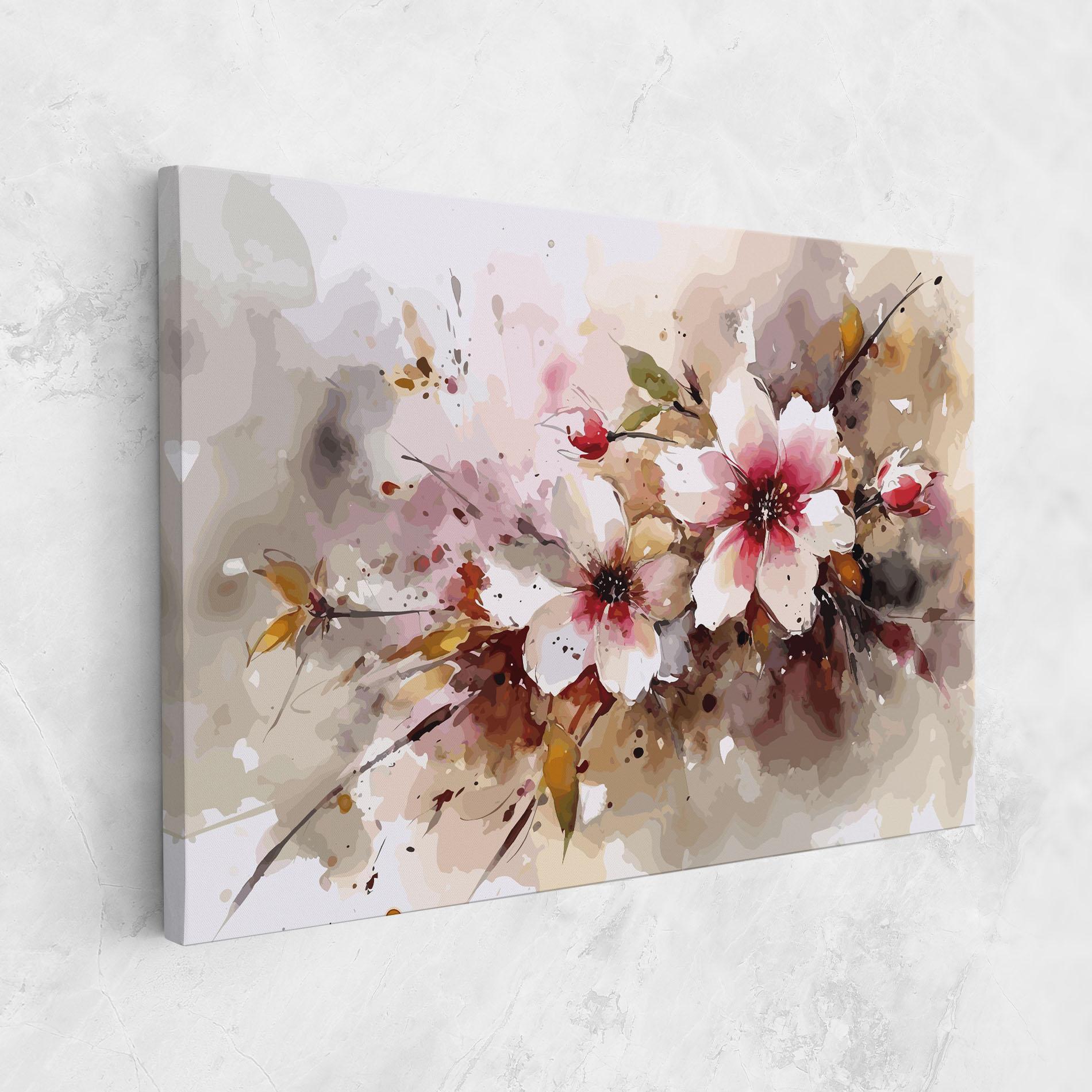 Tablou Canvas Beautiful Cherry Flower mockup 1