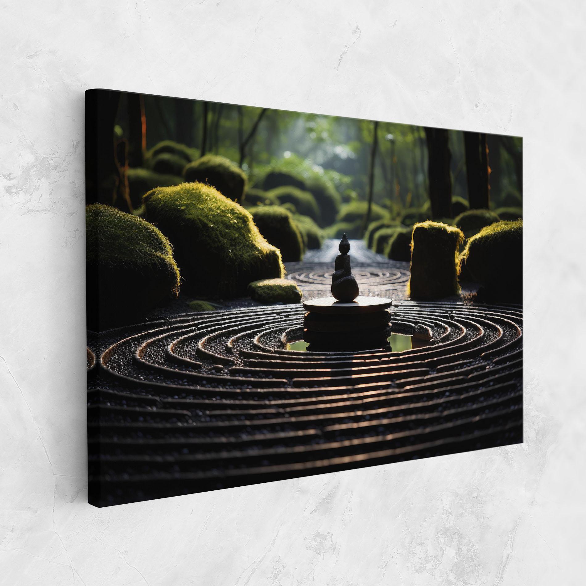 Tablou Canvas Beautiful Zen Garden mockup 1