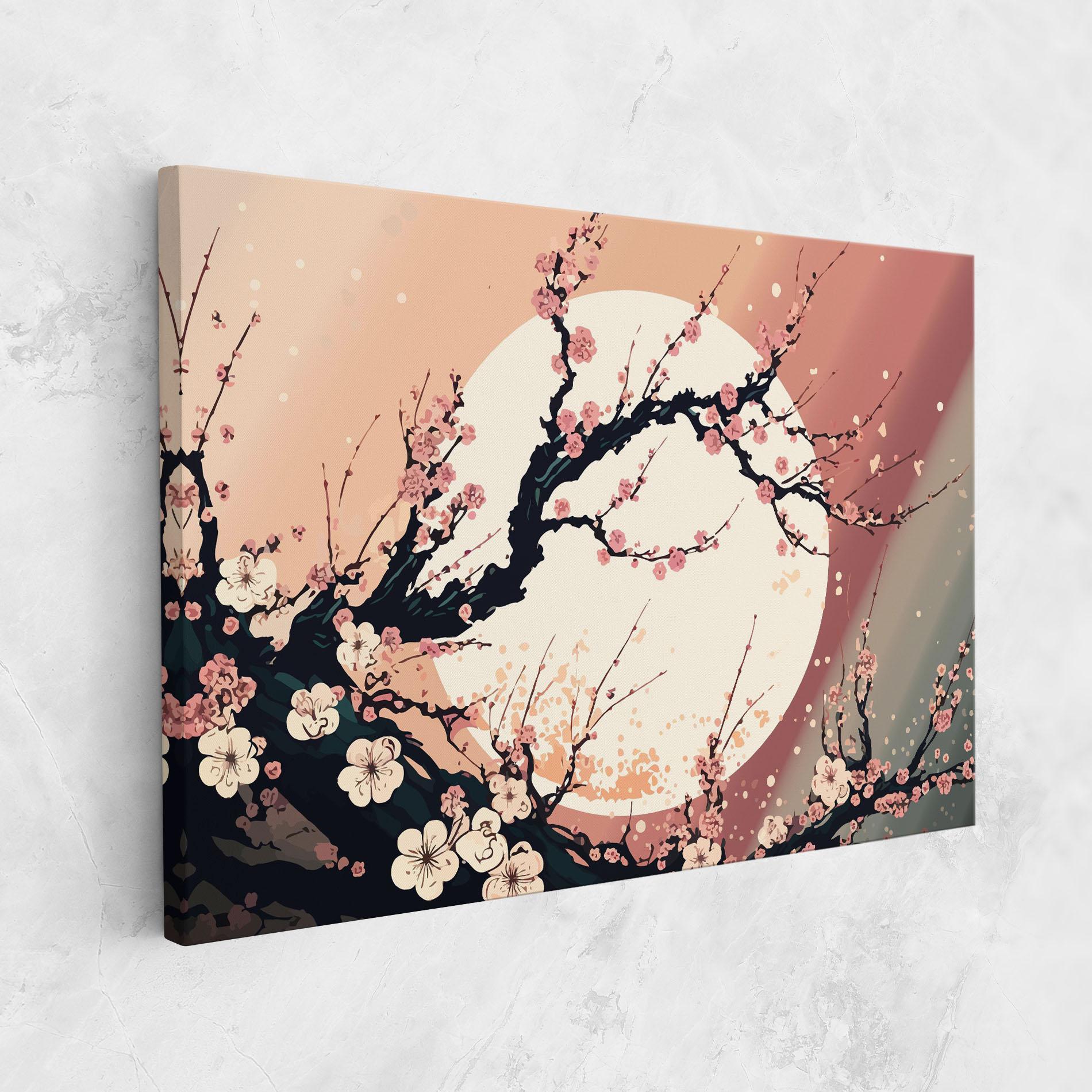 Tablou Canvas Blossom Full Moon mockup 1