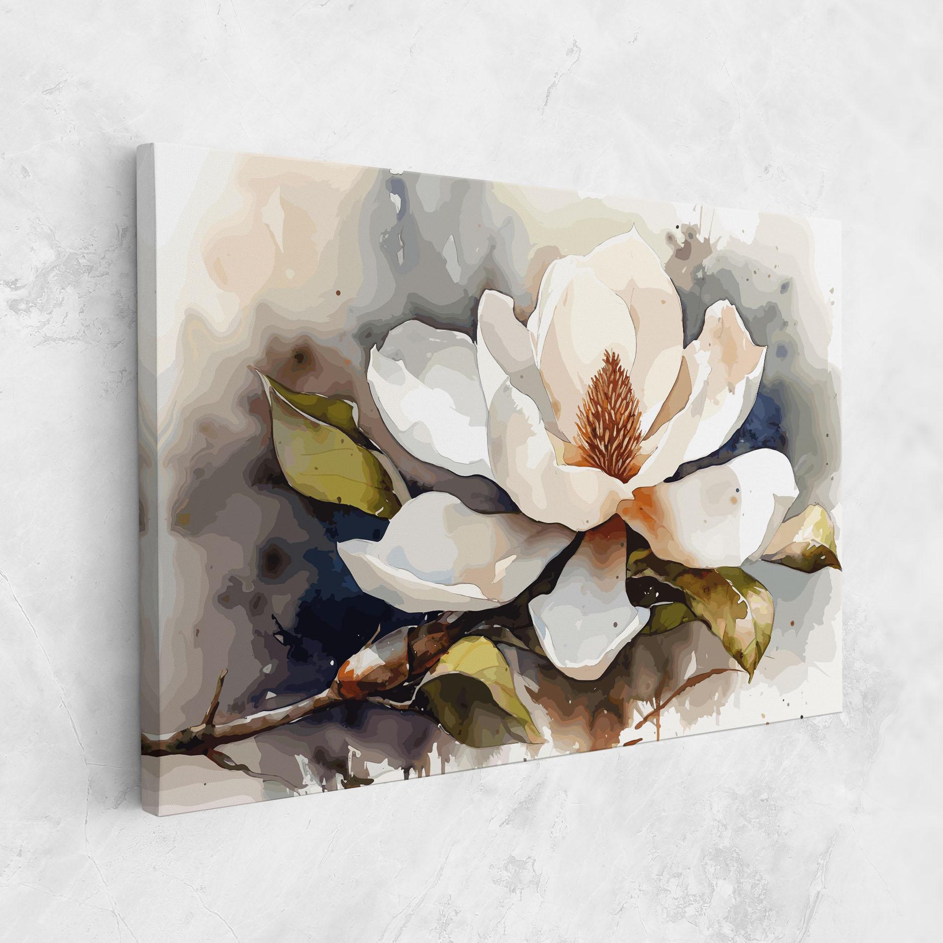 Tablou Canvas Cream Nature Flower mockup 1