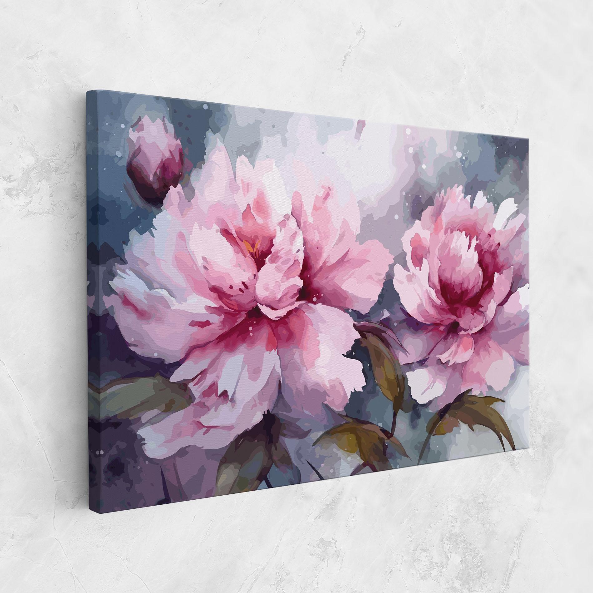 Tablou Canvas Pink Nature Flower mockup 1