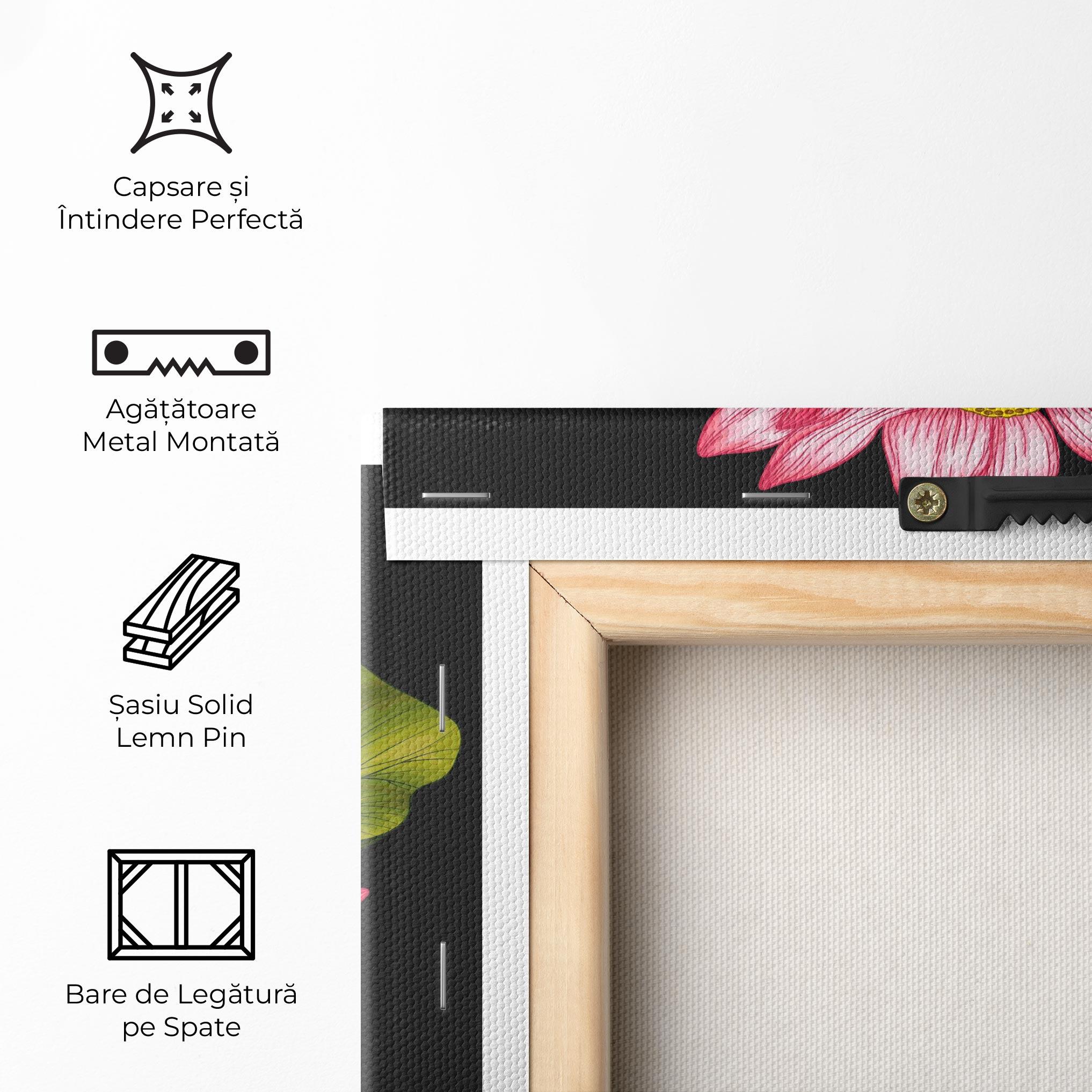 Tablou Canvas Feng Shui Flower mockup 5