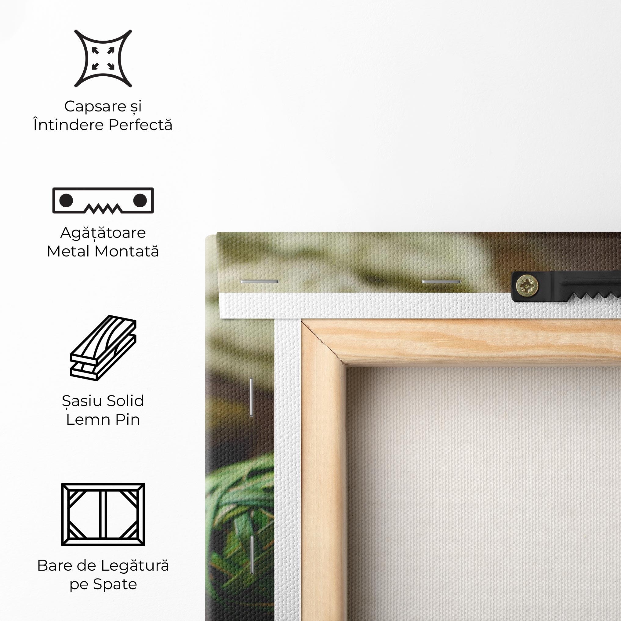 Tablou Canvas Green Candles Spa mockup 5