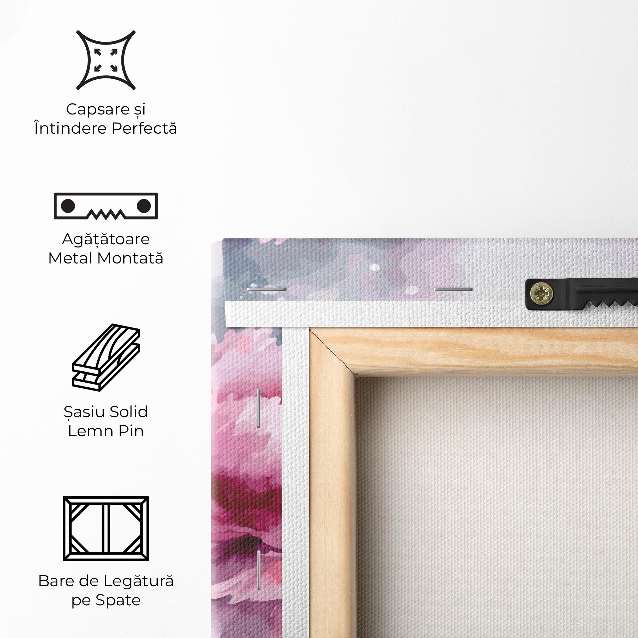 Tablou Canvas Pink Nature Flower mockup 5