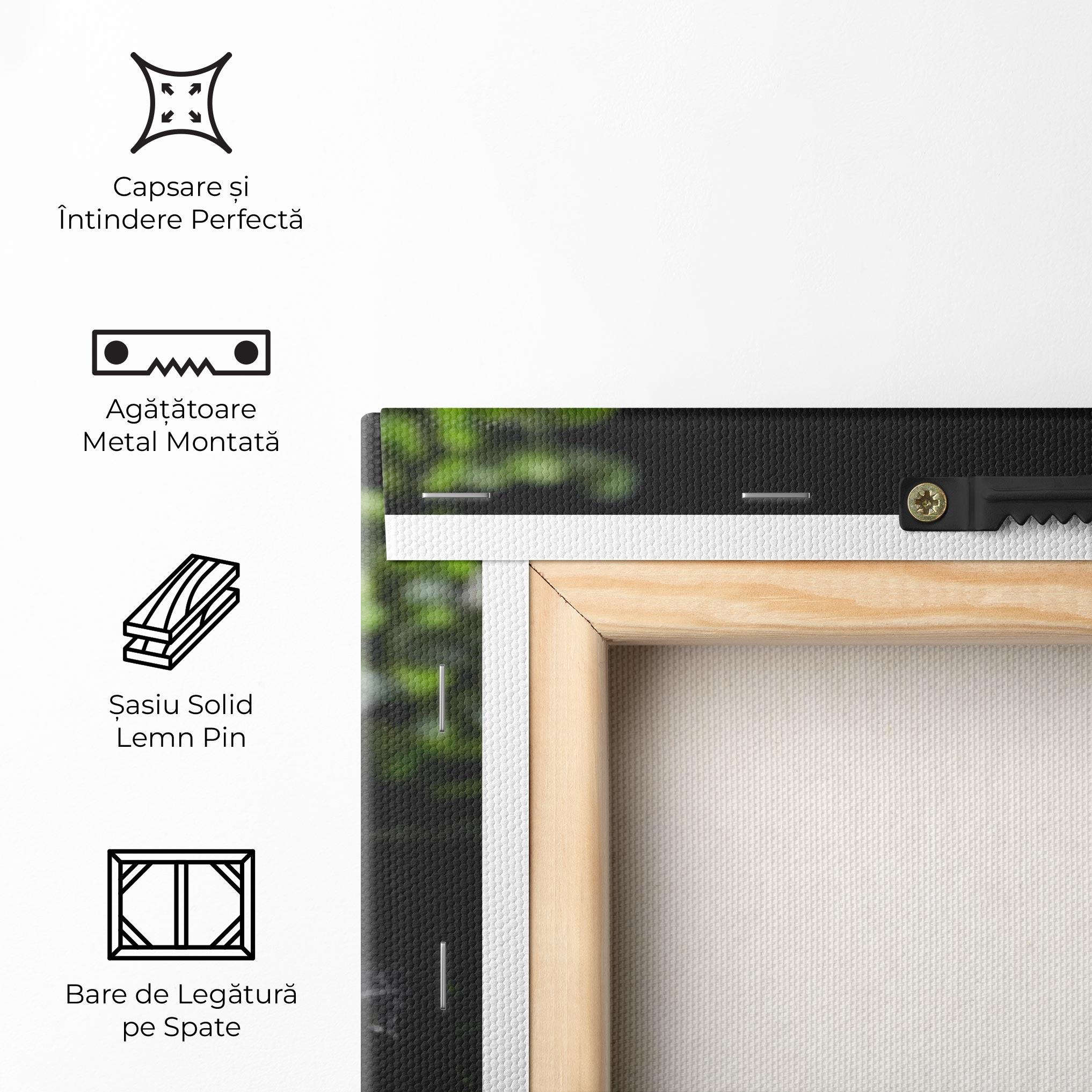 Tablou Canvas White Spa Flower mockup 5