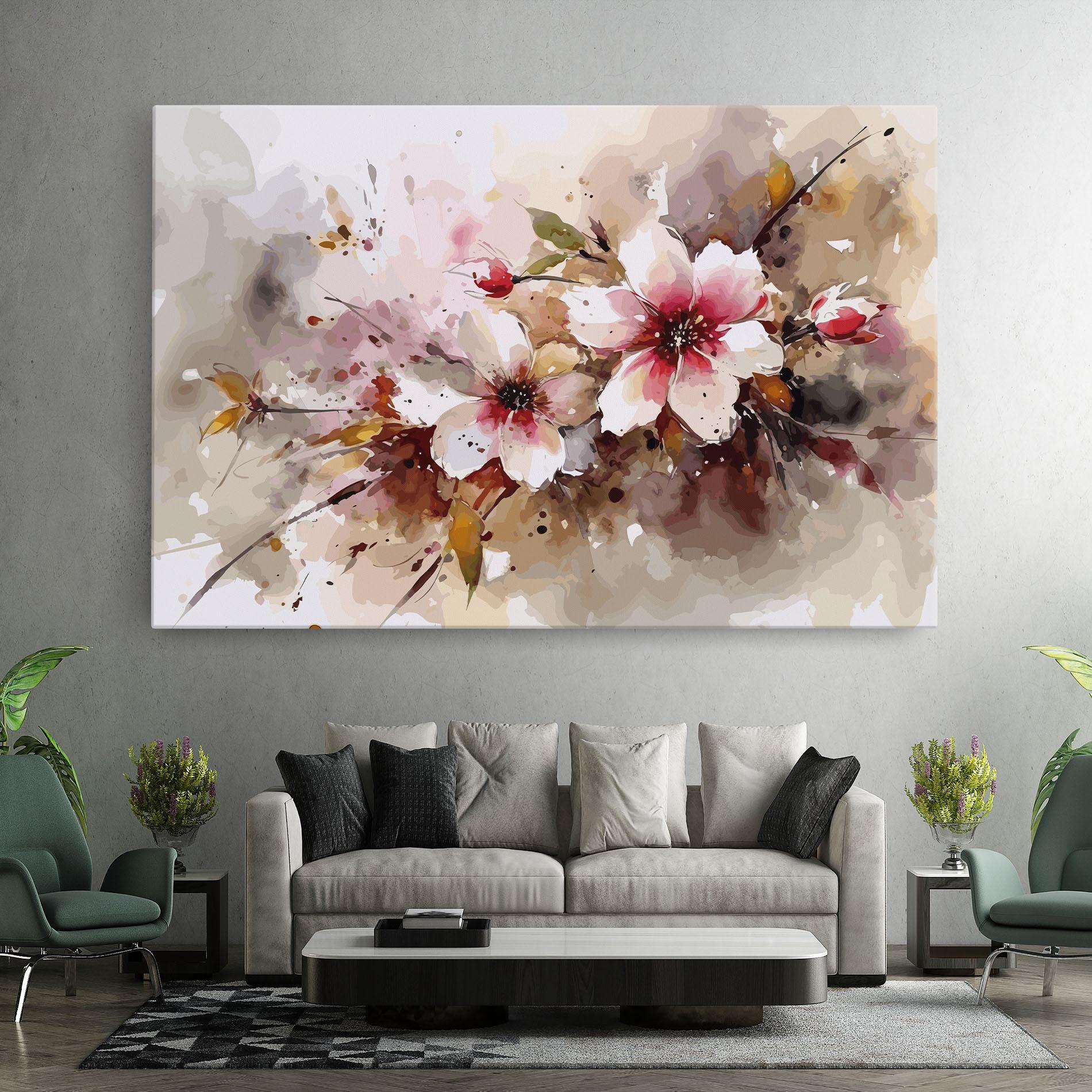 Tablou Canvas Beautiful Cherry Flower mockup 7
