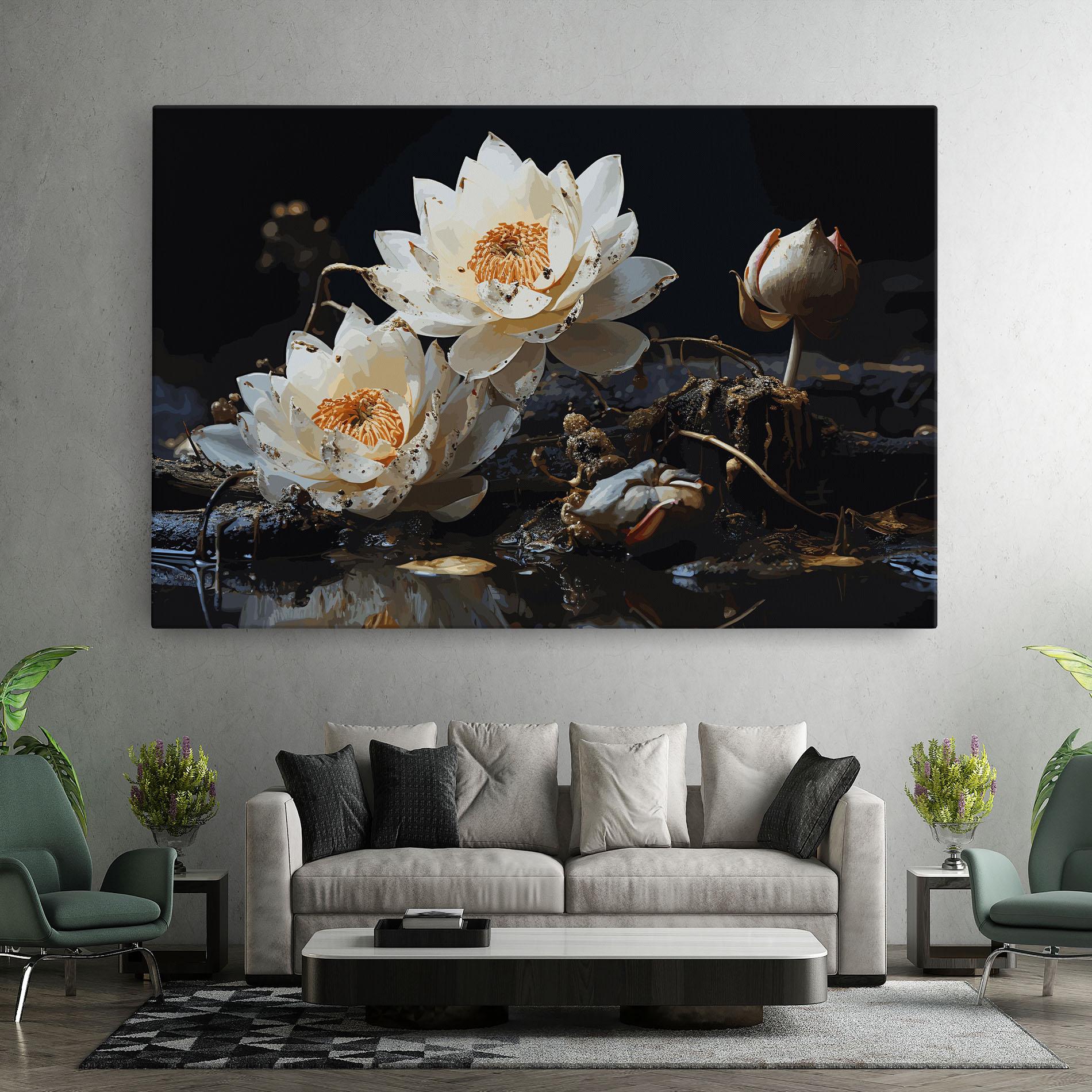 Tablou Canvas Beautiful White Nature mockup 7