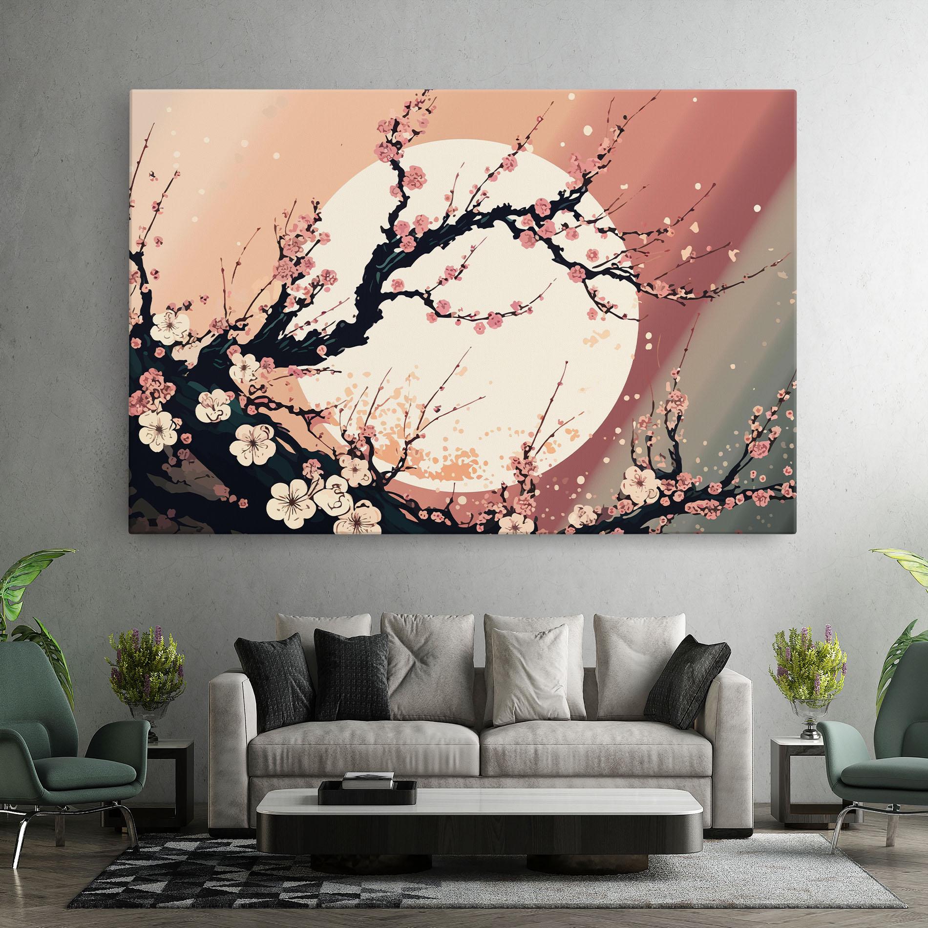 Tablou Canvas Blossom Full Moon mockup 7