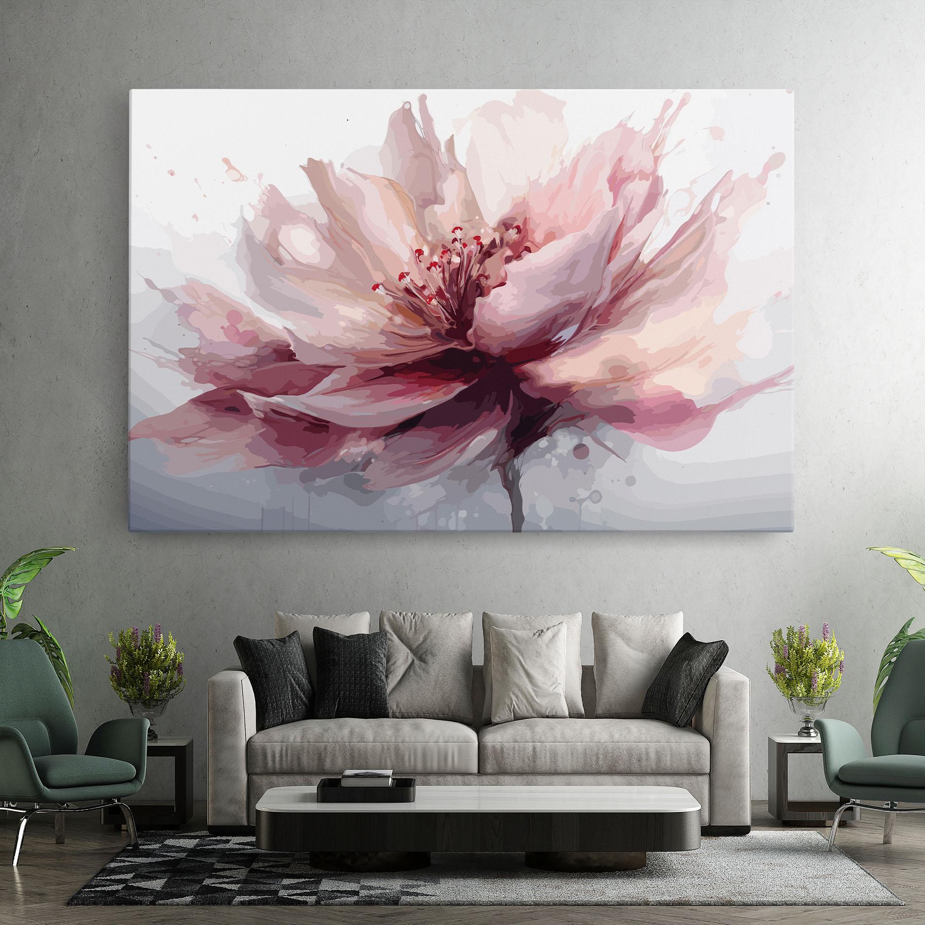 Tablou Canvas Meditation Flower mockup 7