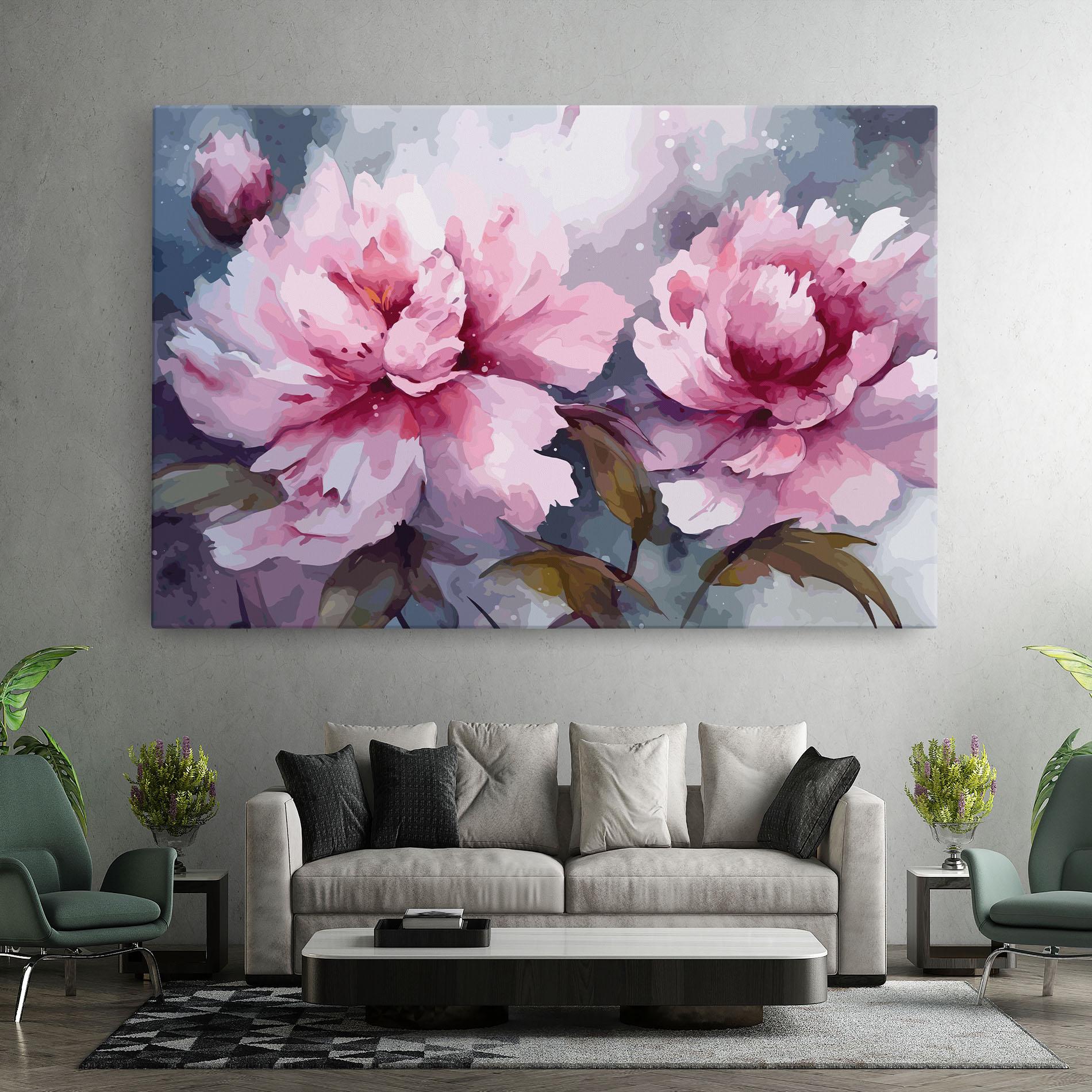 Tablou Canvas Pink Nature Flower mockup 7