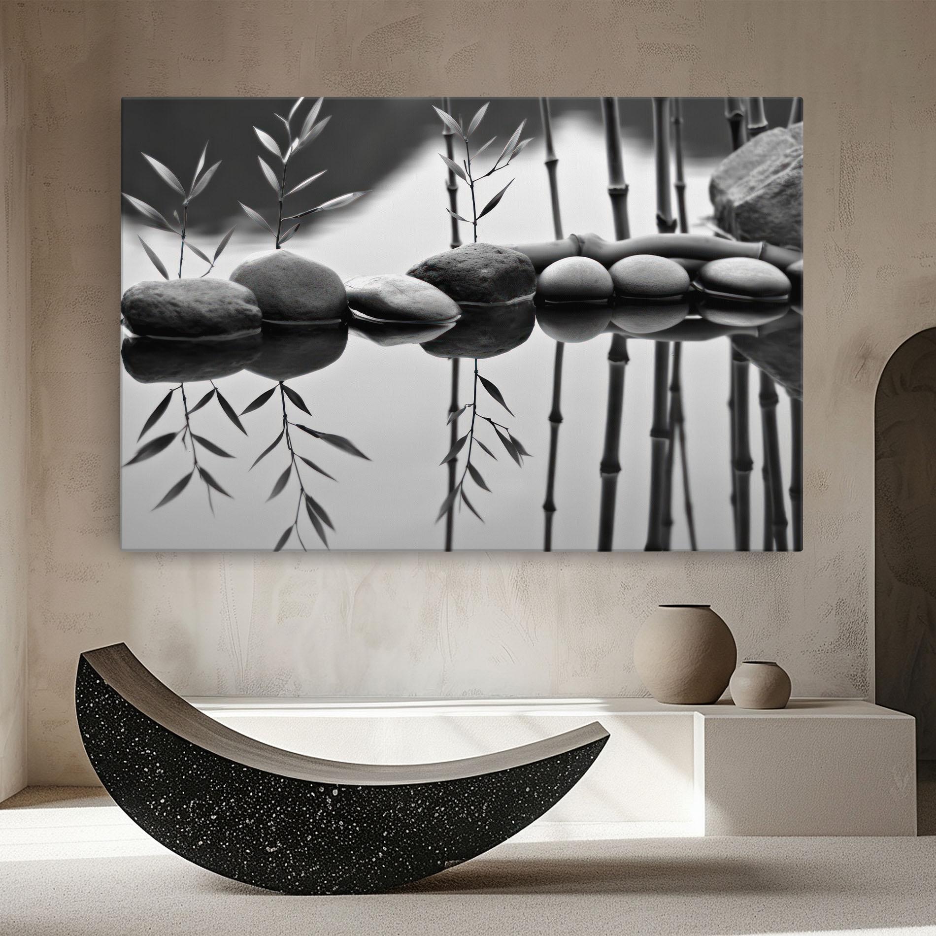 Tablou Canvas Bamboo Lake mockup 8