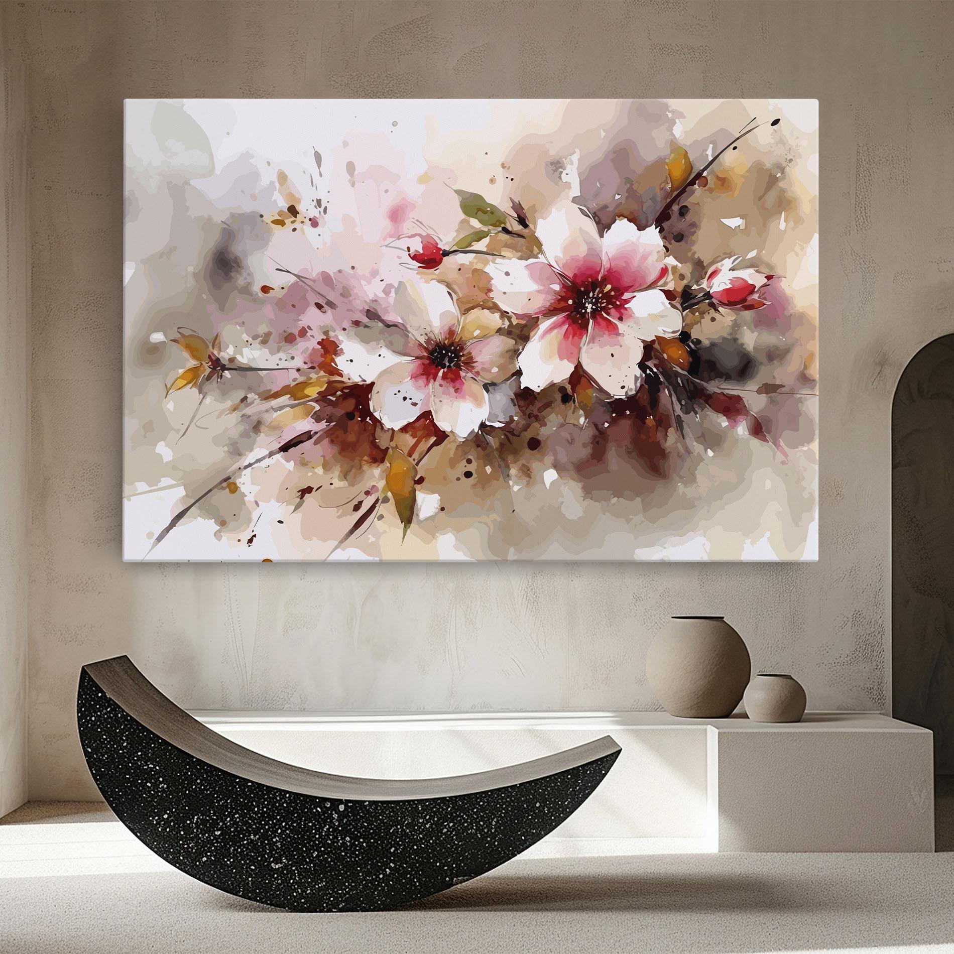 Tablou Canvas Beautiful Cherry Flower mockup 8