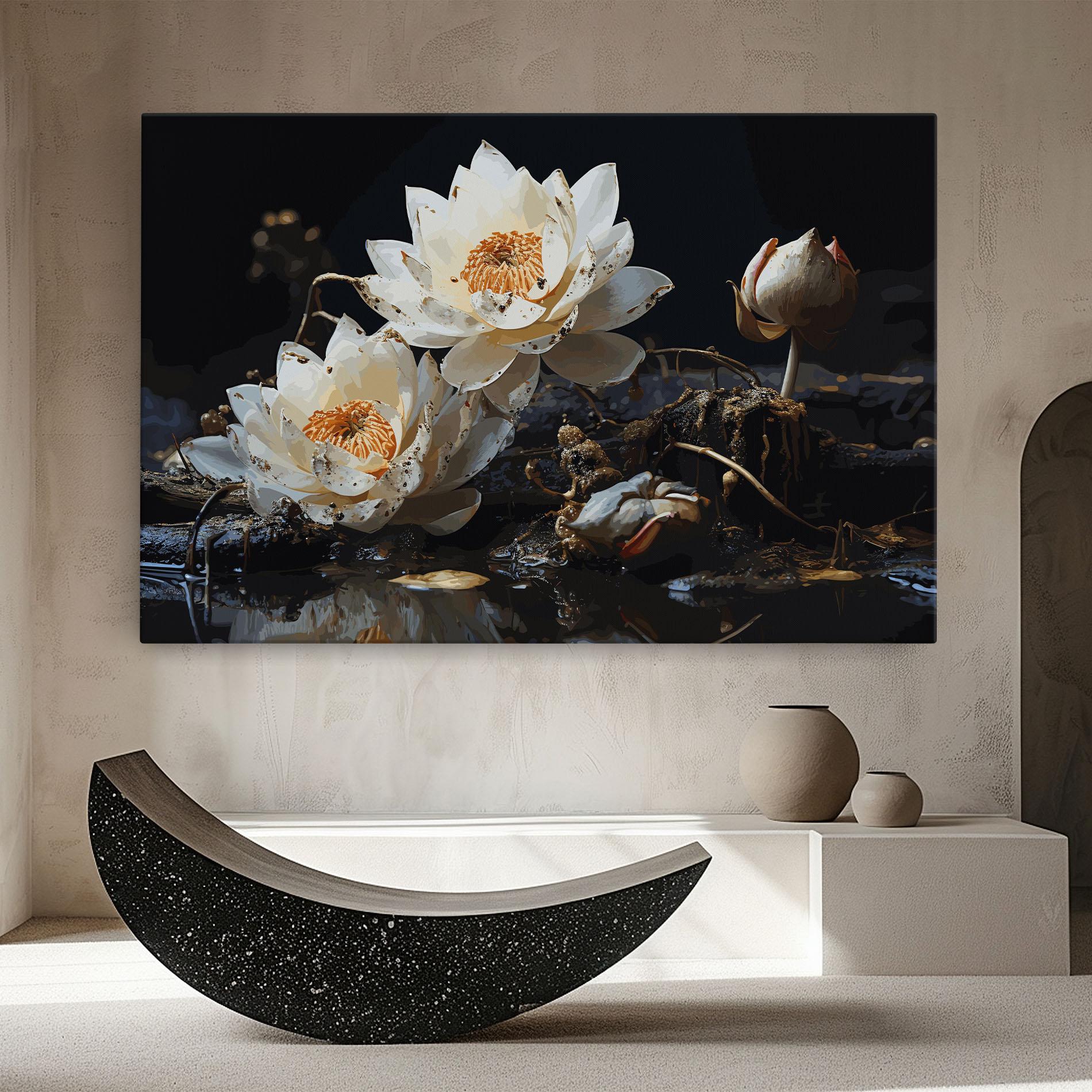 Tablou Canvas Beautiful White Nature mockup 8