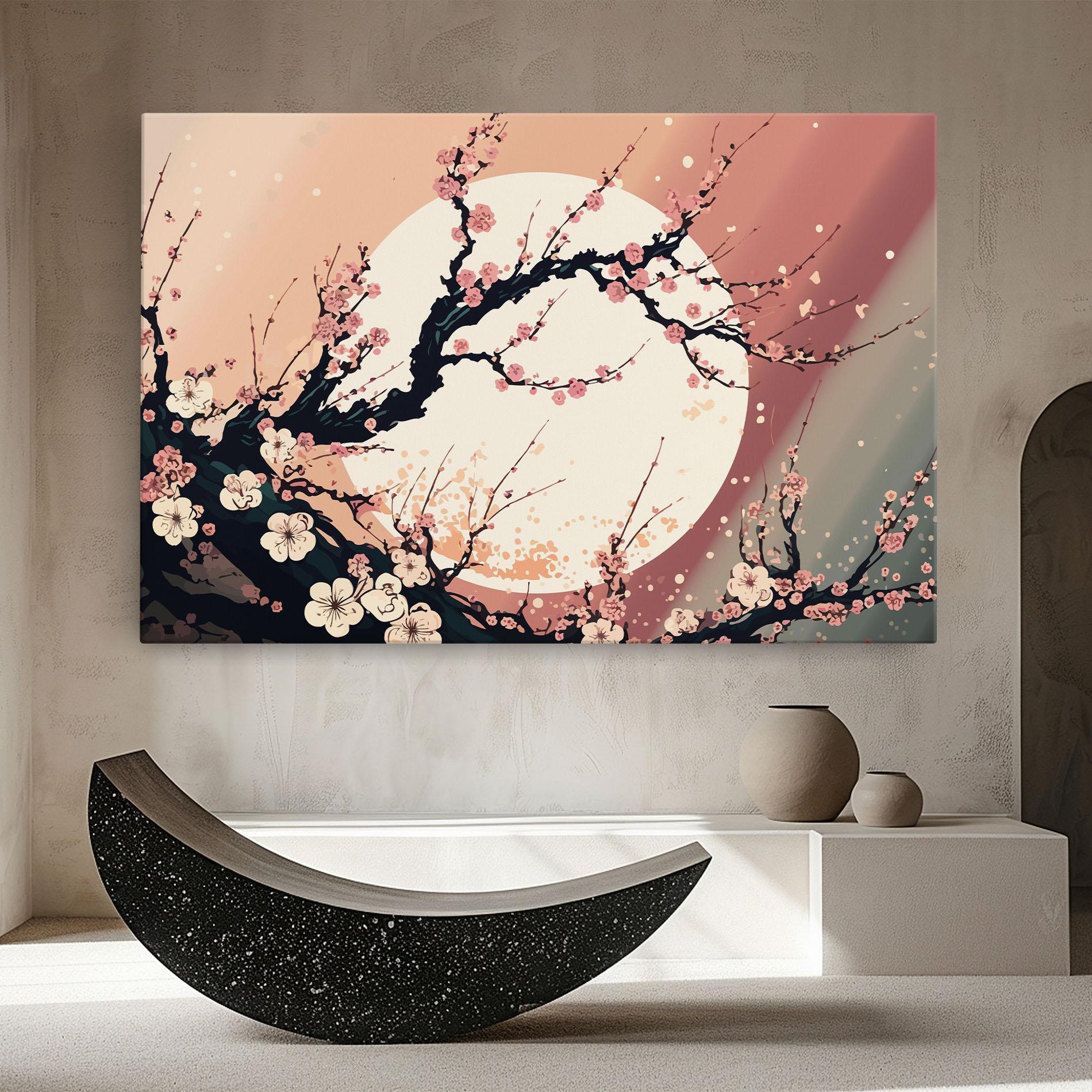 Tablou Canvas Blossom Full Moon mockup 8