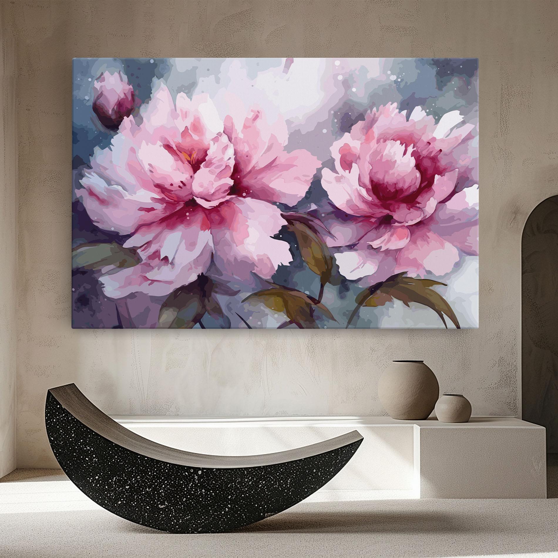 Tablou Canvas Pink Nature Flower mockup 8