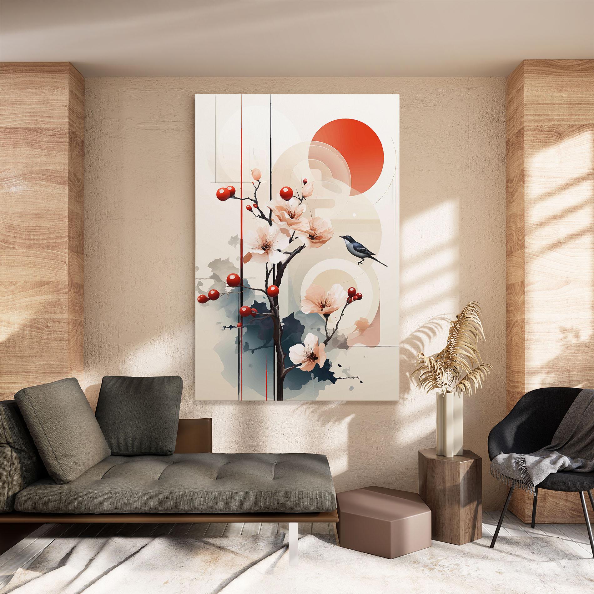 Tablou Canvas Cream Nature mockup 8