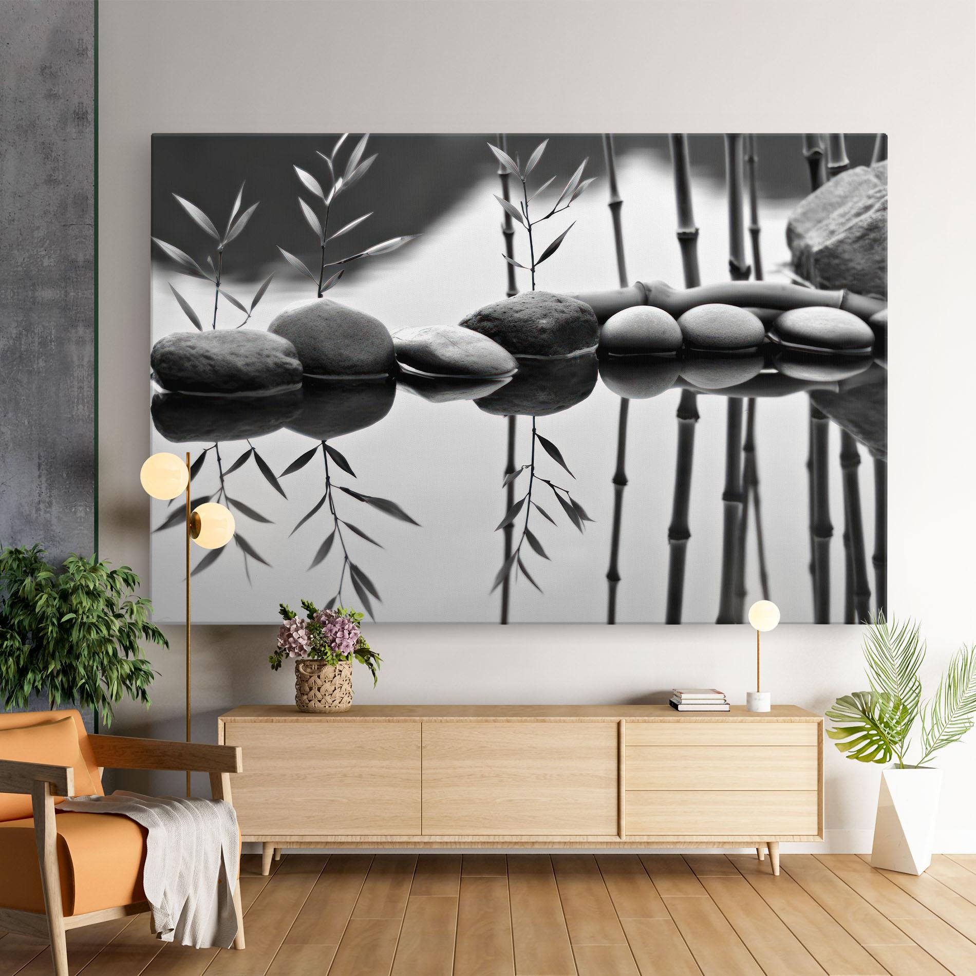 Tablou Canvas Bamboo Lake mockup 9