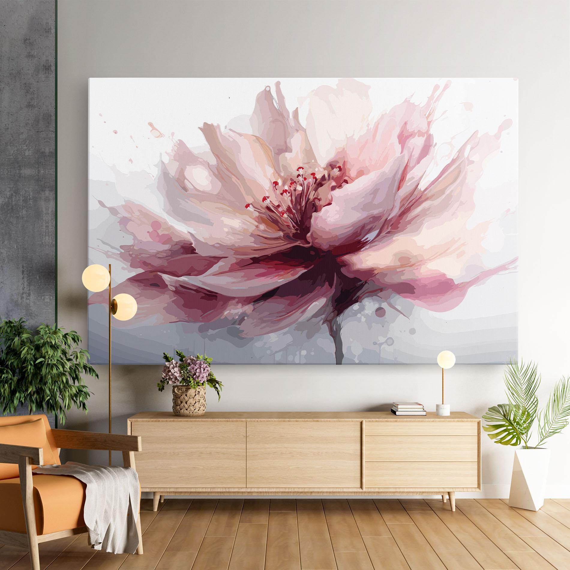 Tablou Canvas Meditation Flower mockup 9