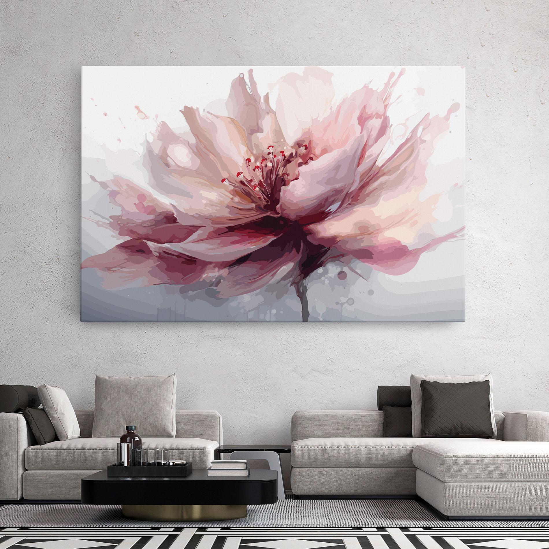 Tablou Canvas Meditation Flower mockup 2