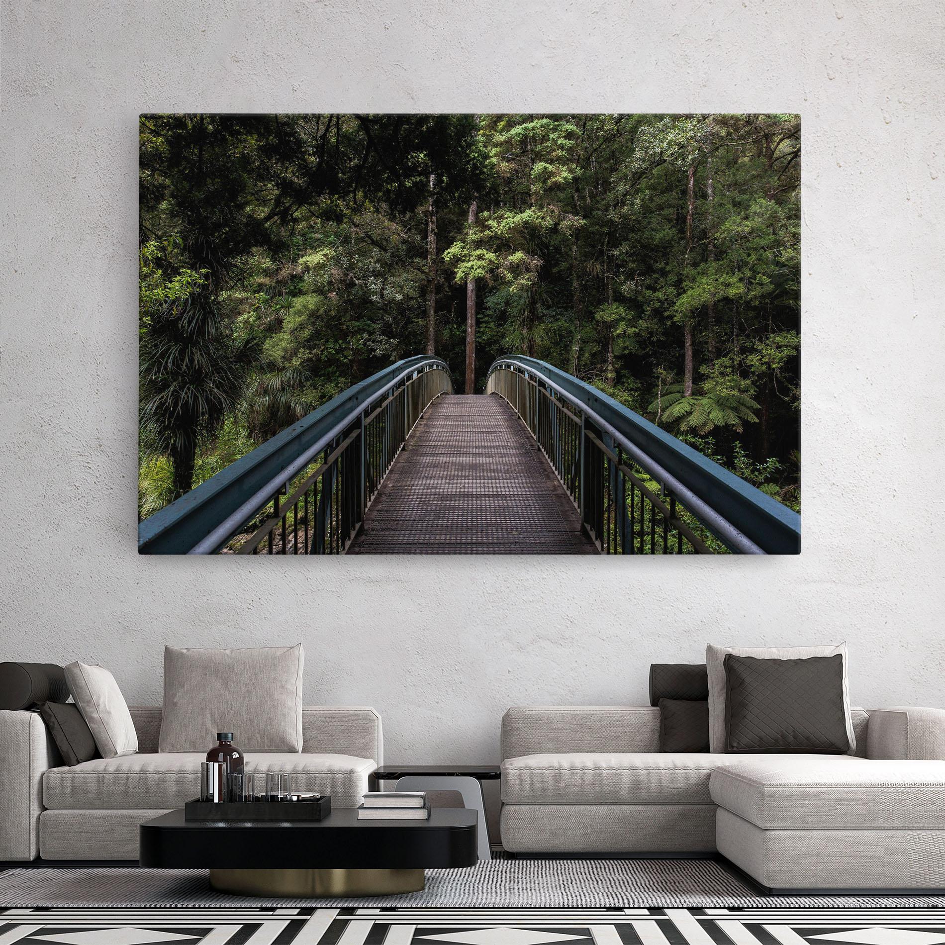 Tablou Canvas Nature Bridge mockup 2