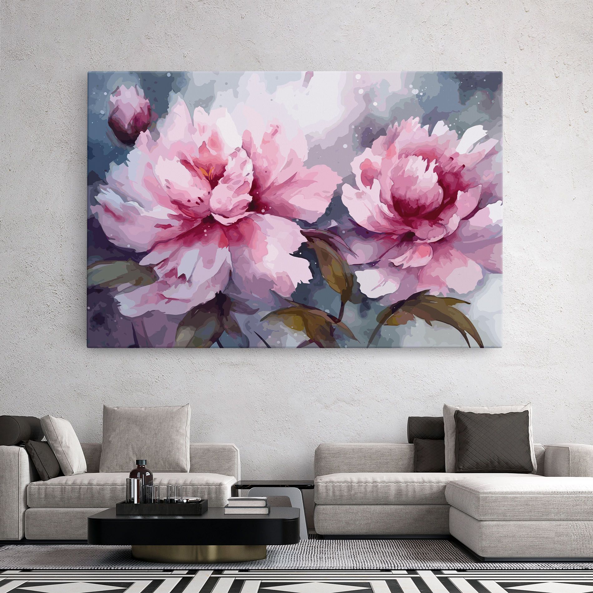 Pink Nature Flower mockup 2