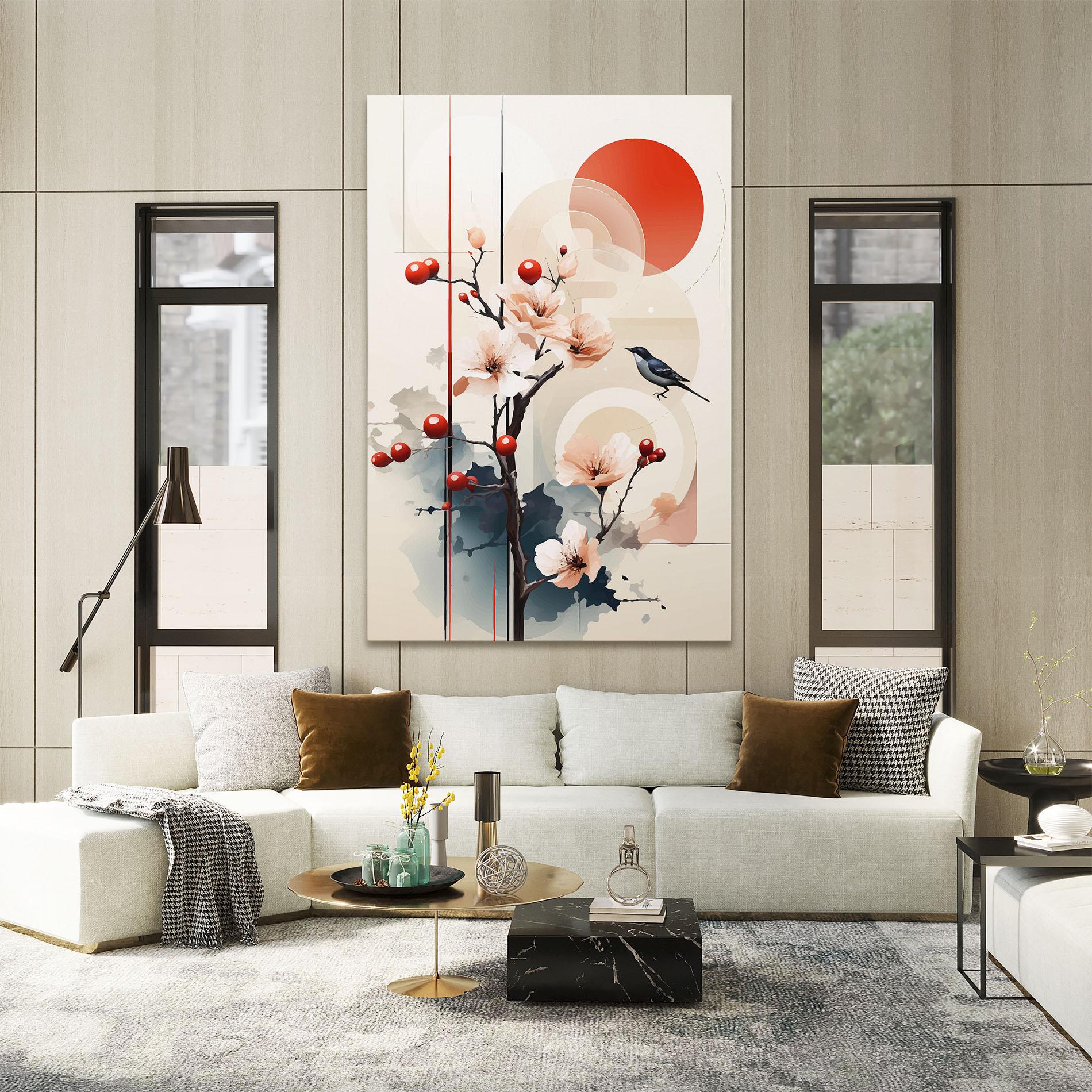 Tablou Canvas Cream Nature mockup 2