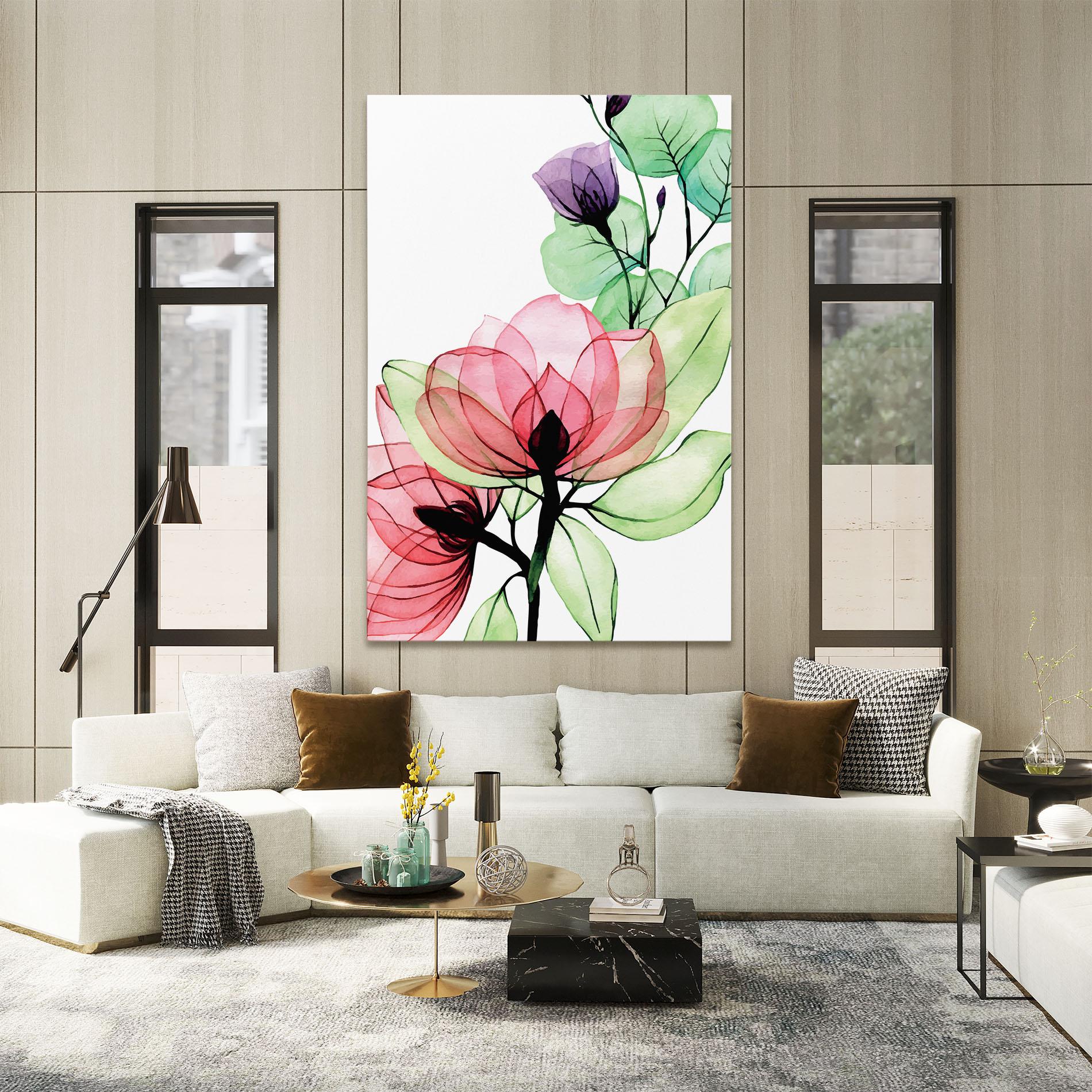 Tablou Canvas Pink Green Nature mockup 2