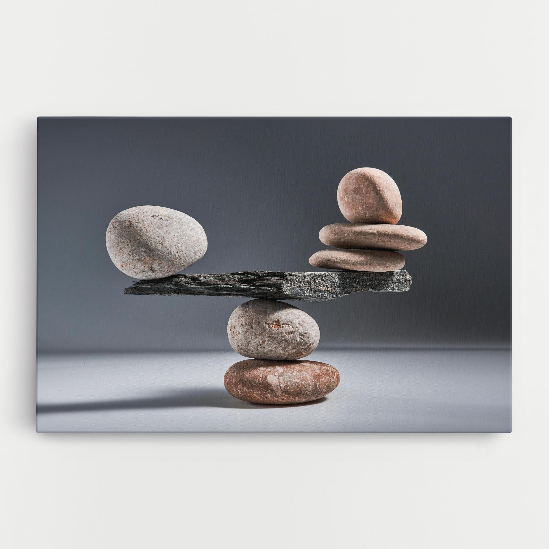 Tablou Canvas Balancing Pebbles mockup 0