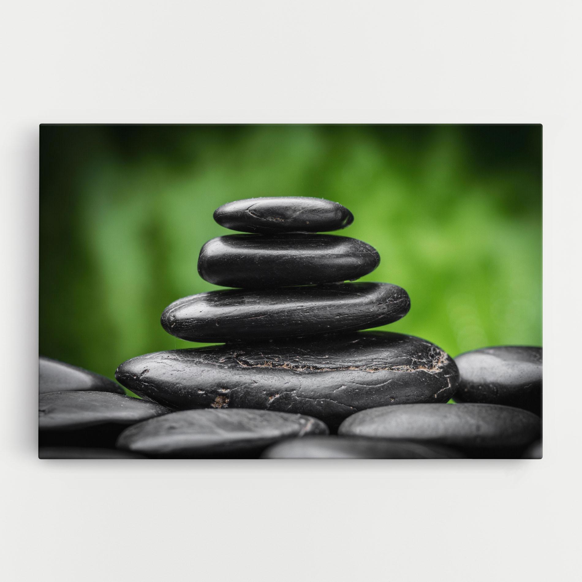 Tablou Canvas Black Stone Meditation mockup 0
