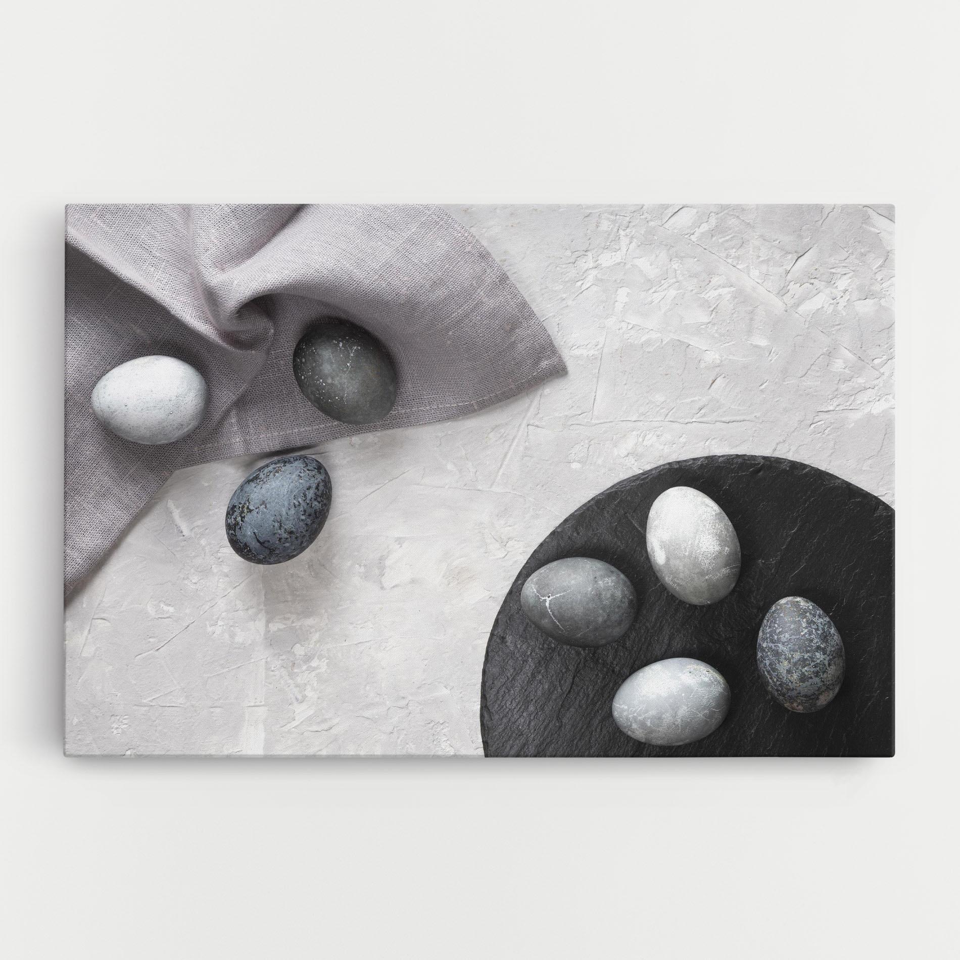 Tablou Canvas Eggs Stone mockup 0