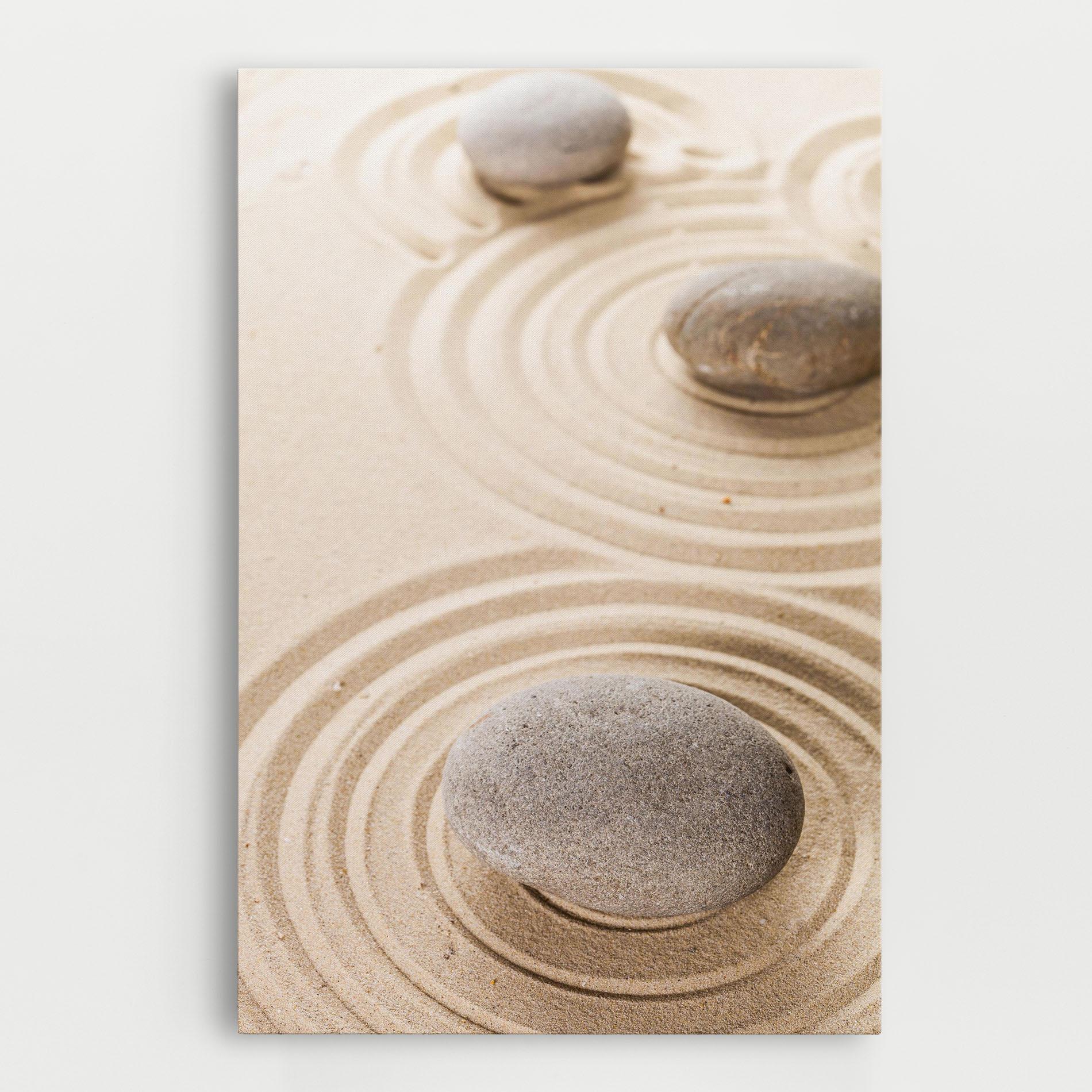 Tablou Canvas Meditation Cream Stone mockup 0