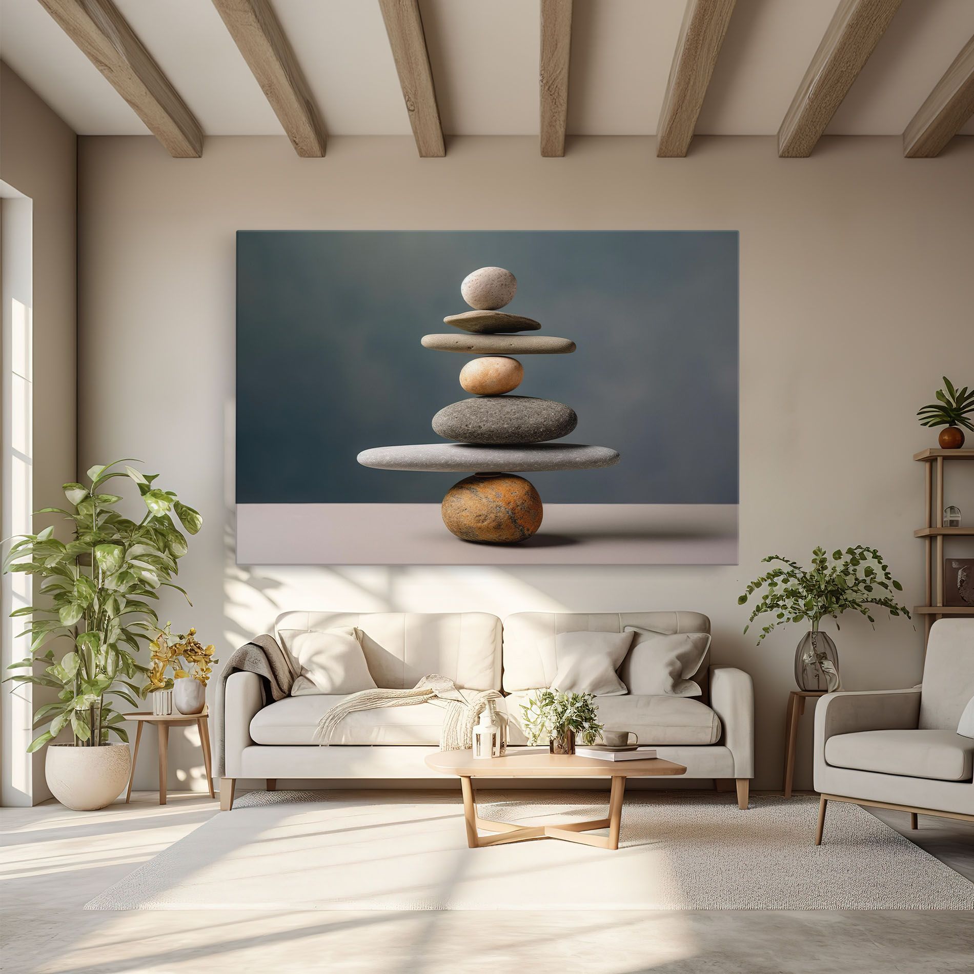 Balance Pebbles Pyramid mockup 6