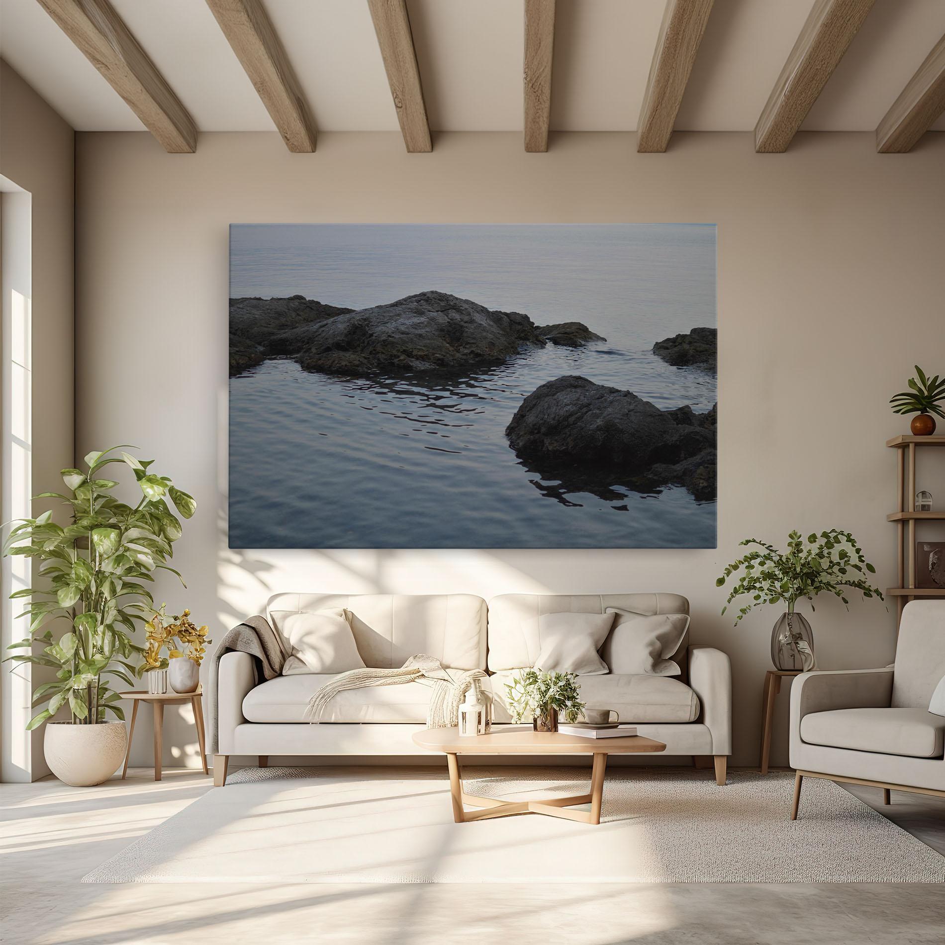 Tablou Canvas Calm Water Stones mockup 6