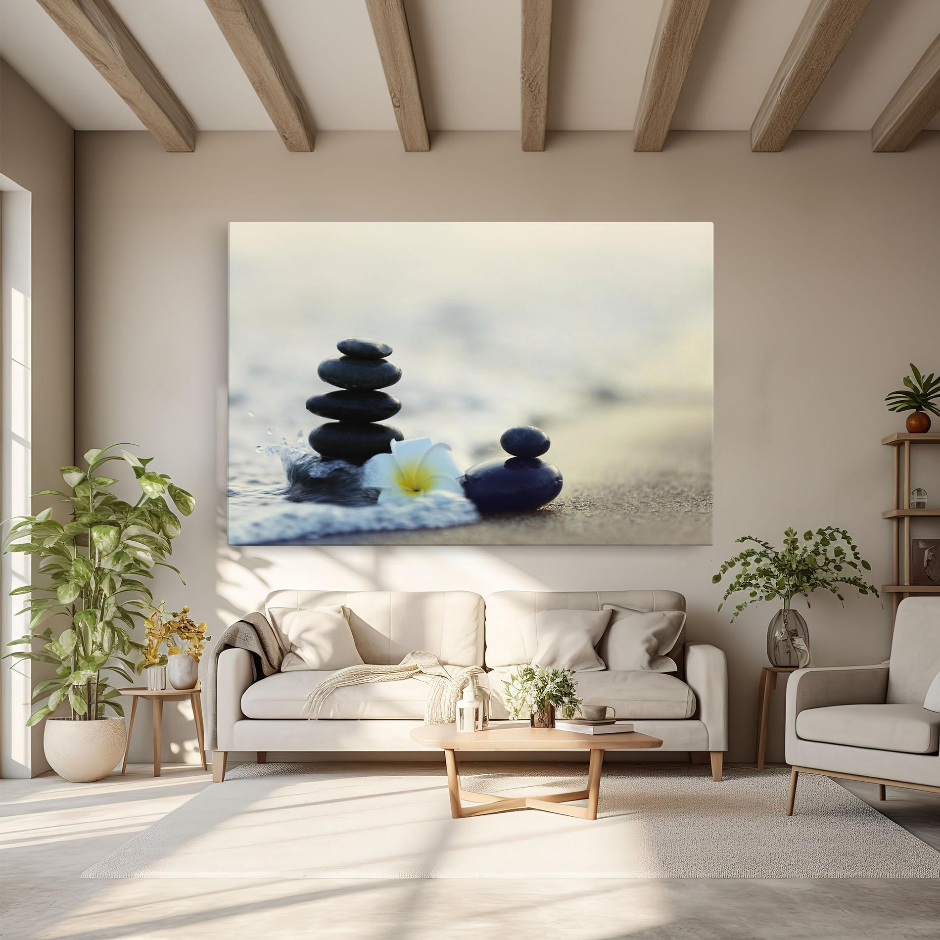 Tablou Canvas Flower Sea Flower mockup 6