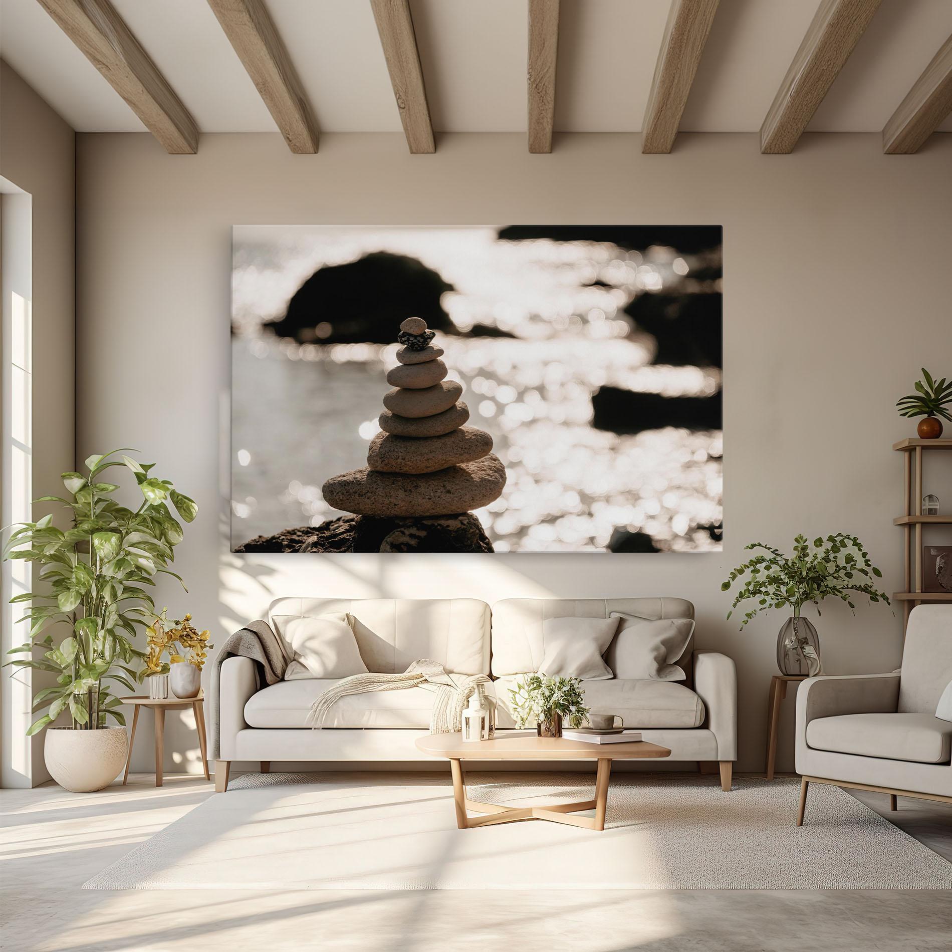 Tablou Canvas Pyramid Stones mockup 6