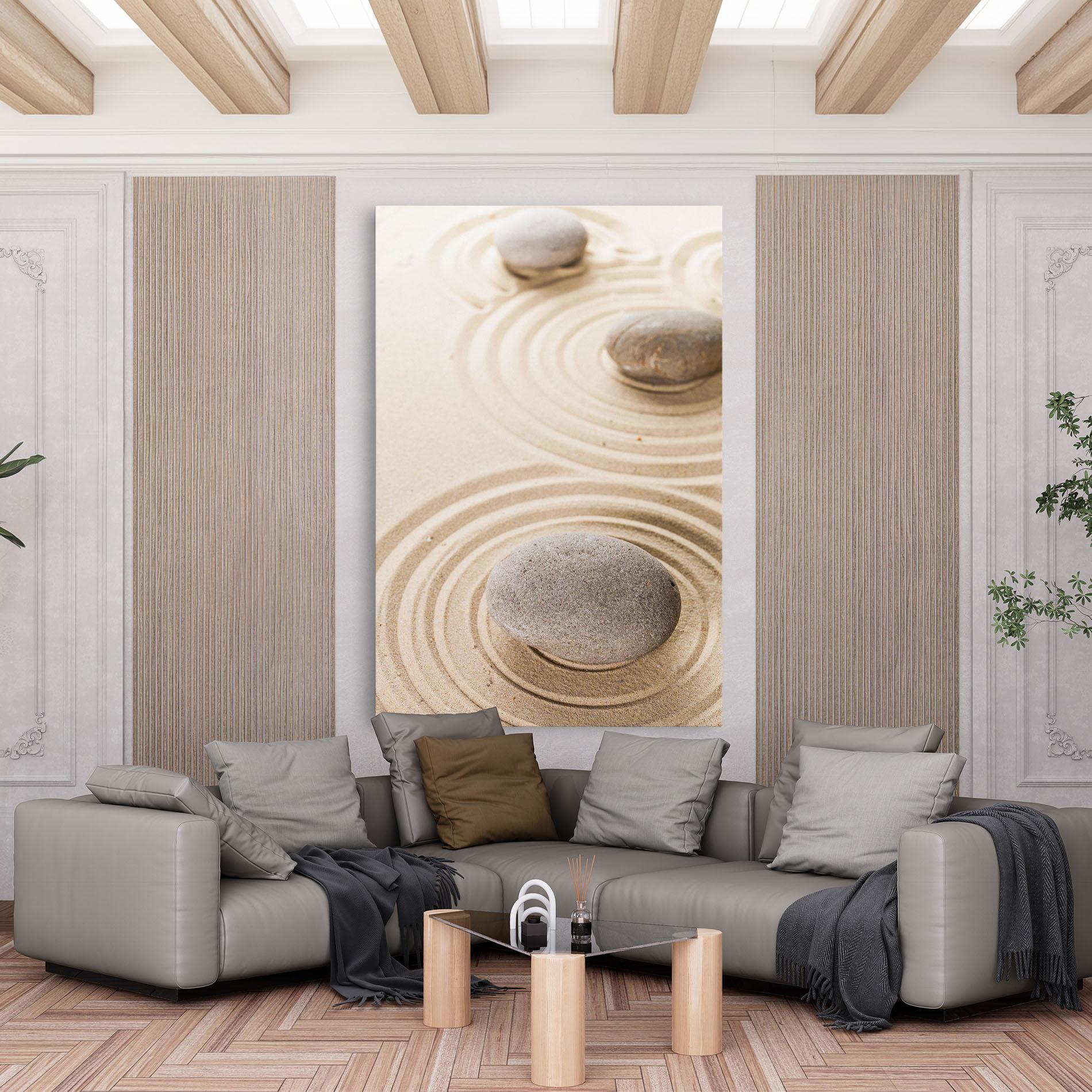 Tablou Canvas Meditation Cream Stone mockup 6