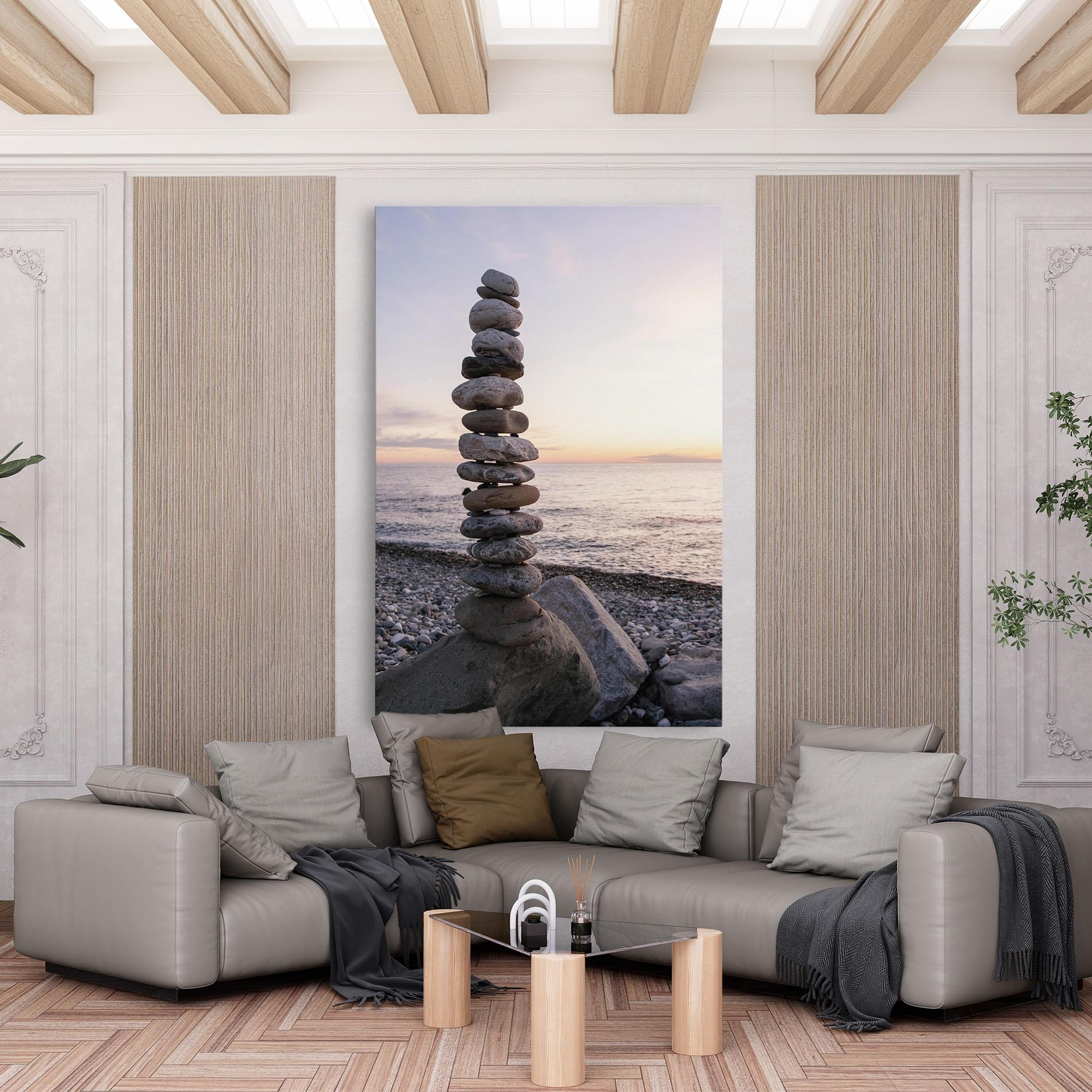 Tablou Canvas Pebbles Seaside mockup 6