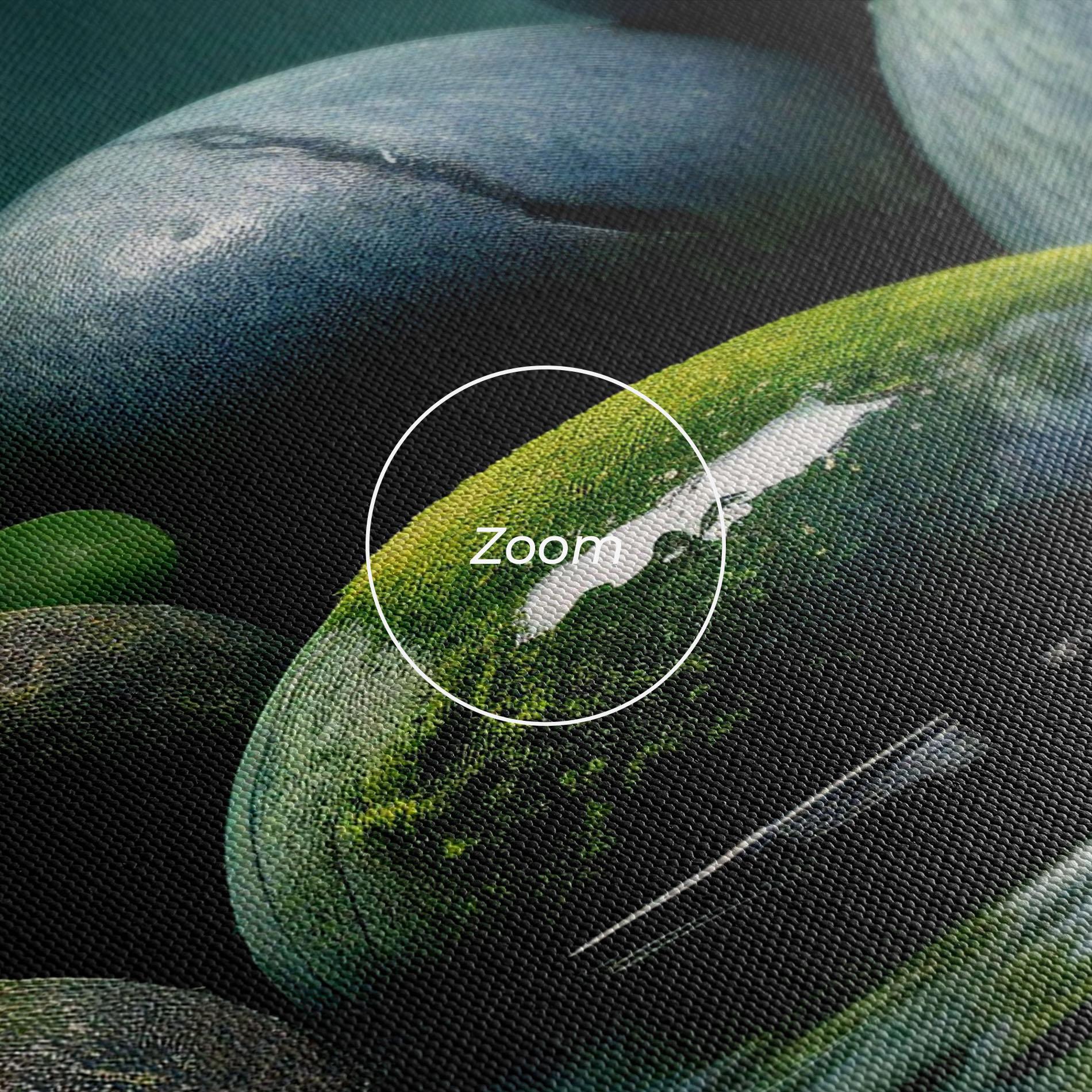 Tablou Canvas Green Stone Nature mockup 3