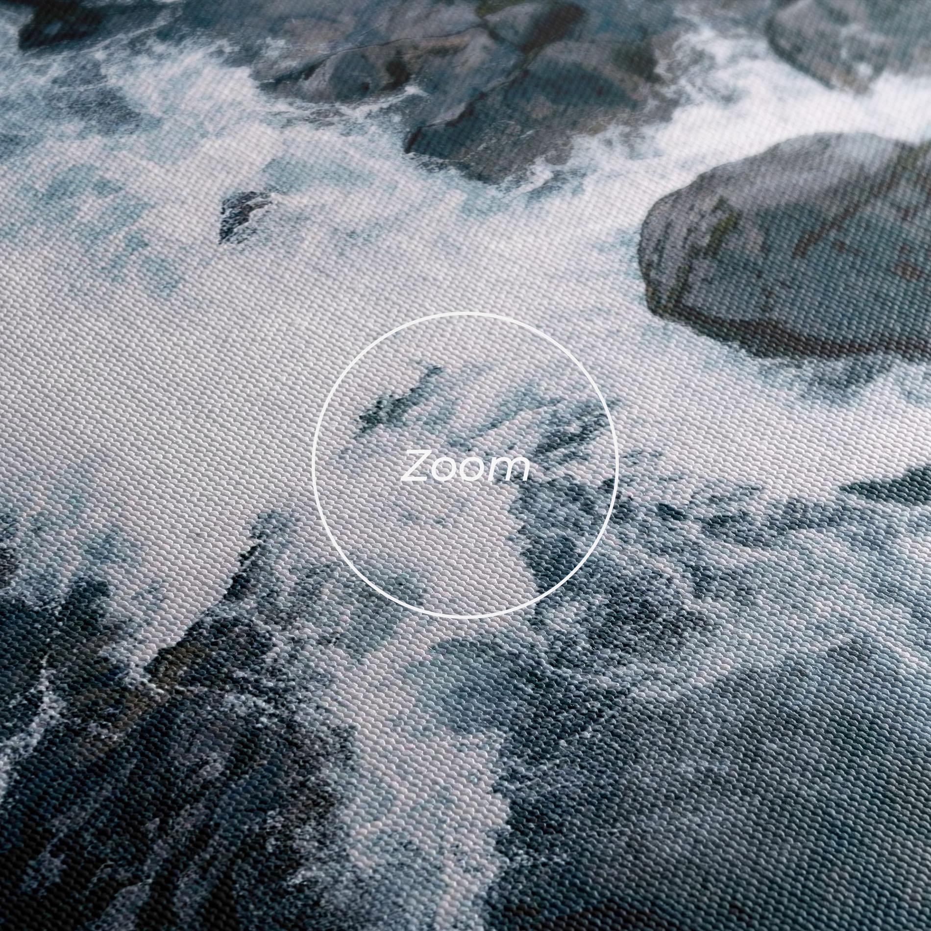 Tablou Canvas Mountain River Rock mockup 3