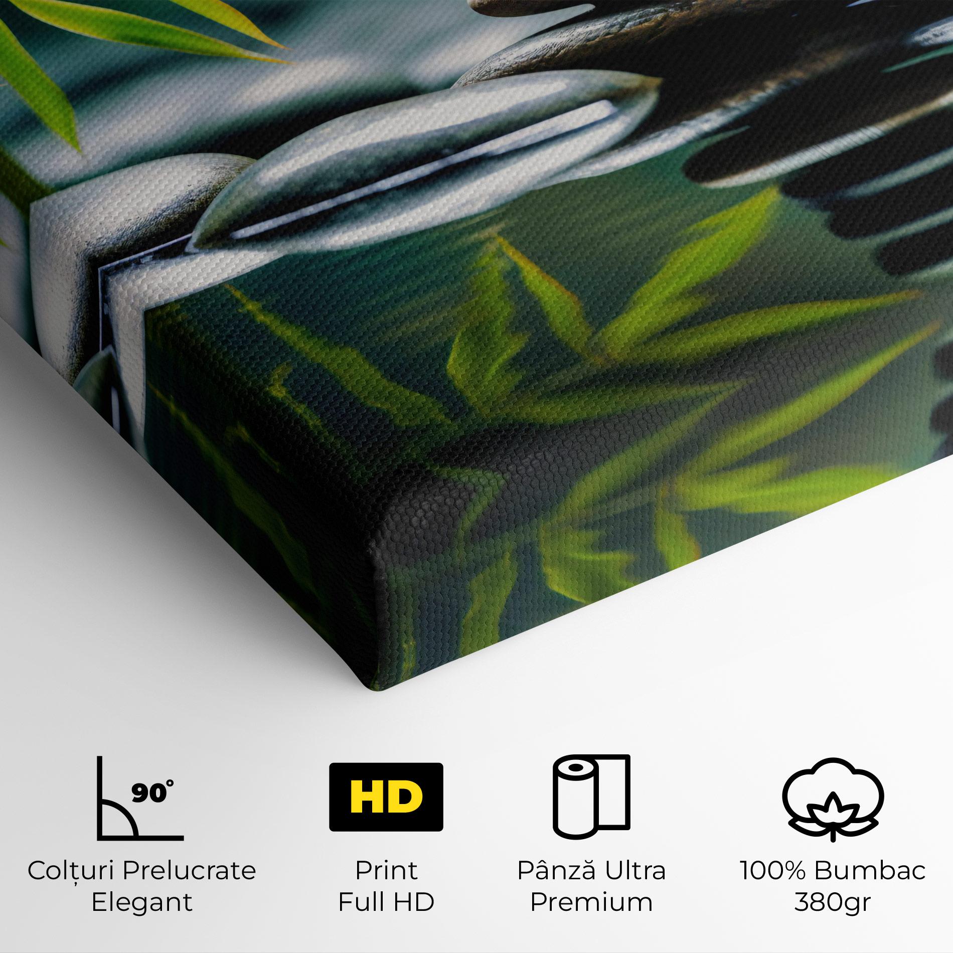 Tablou Canvas Bamboo Stones mockup 4