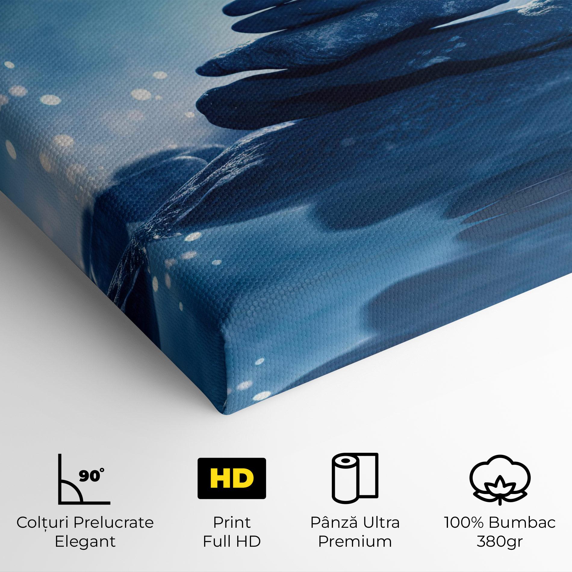 Tablou Canvas Blue Light Stone mockup 4