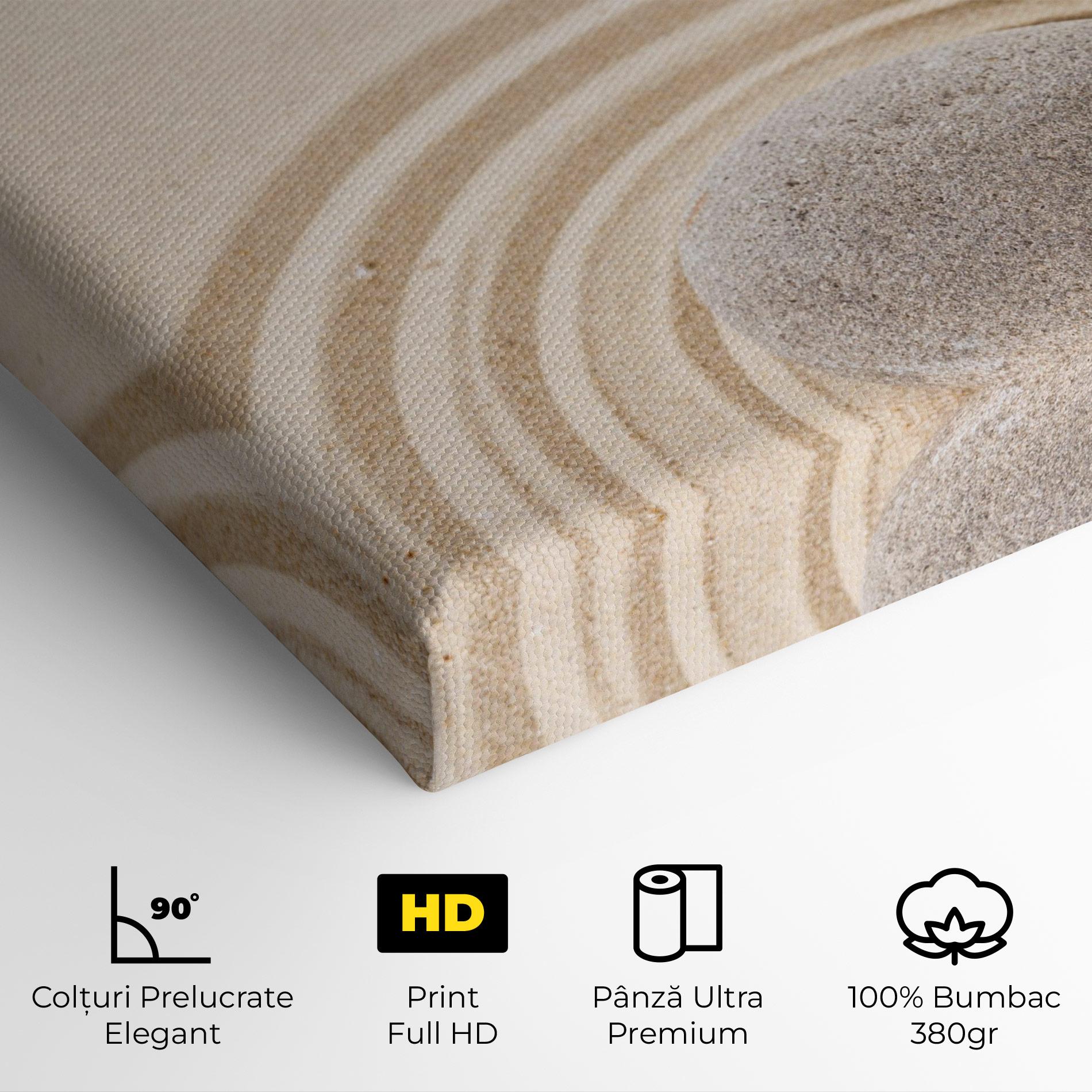 Tablou Canvas Meditation Cream Stone mockup 4