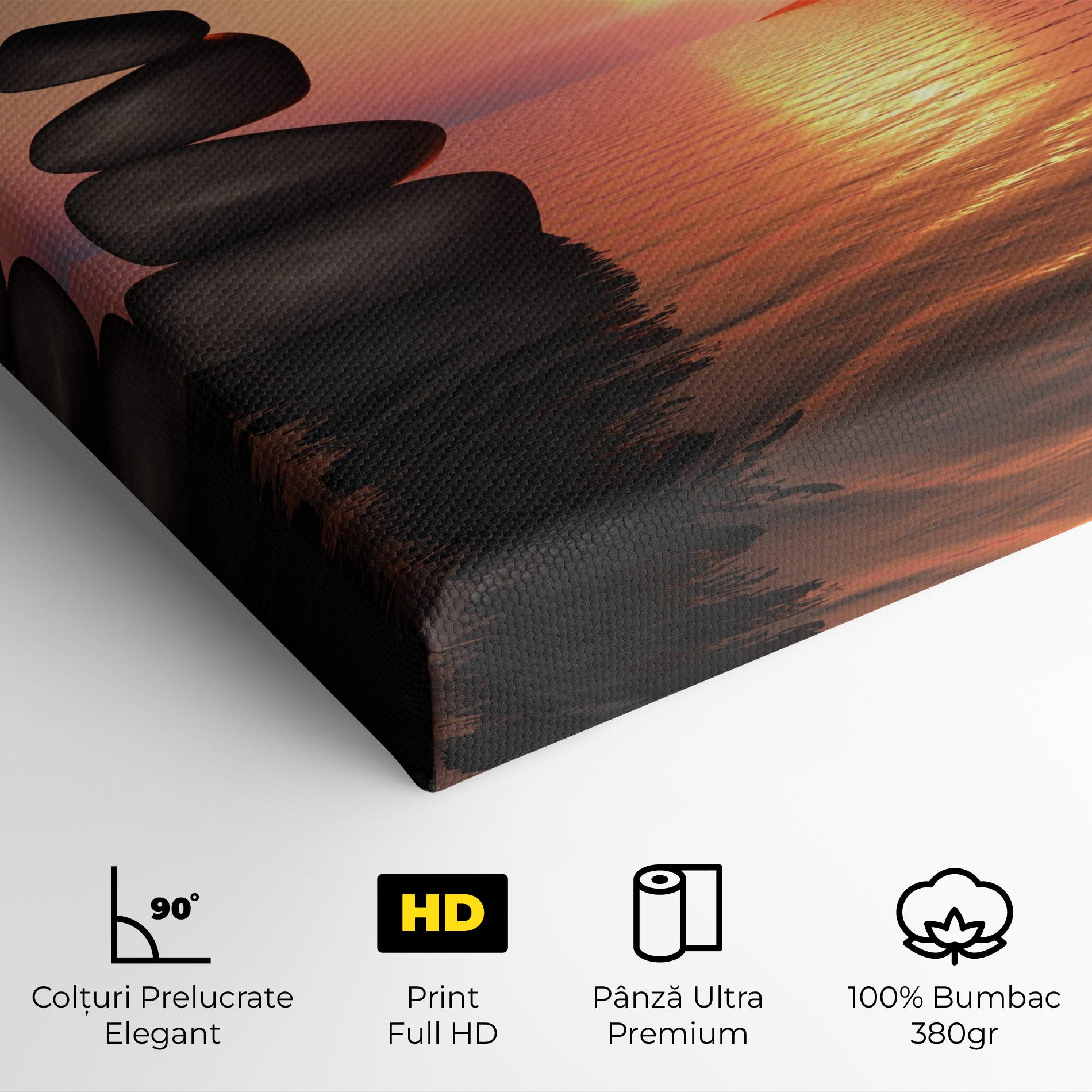 Tablou Canvas Peace And Sunset mockup 4