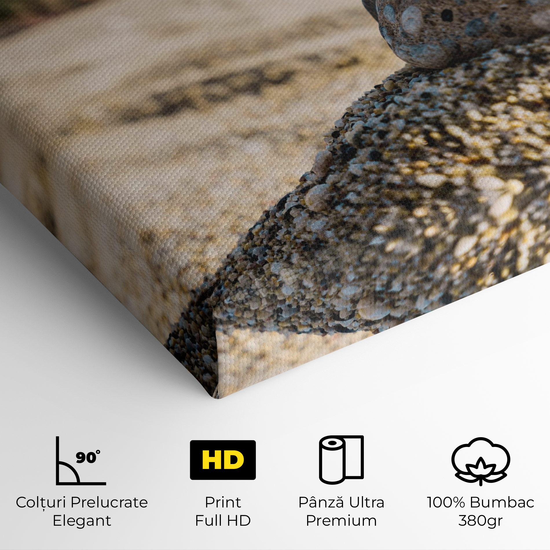 Tablou Canvas Pyramid Stones Beach mockup 4