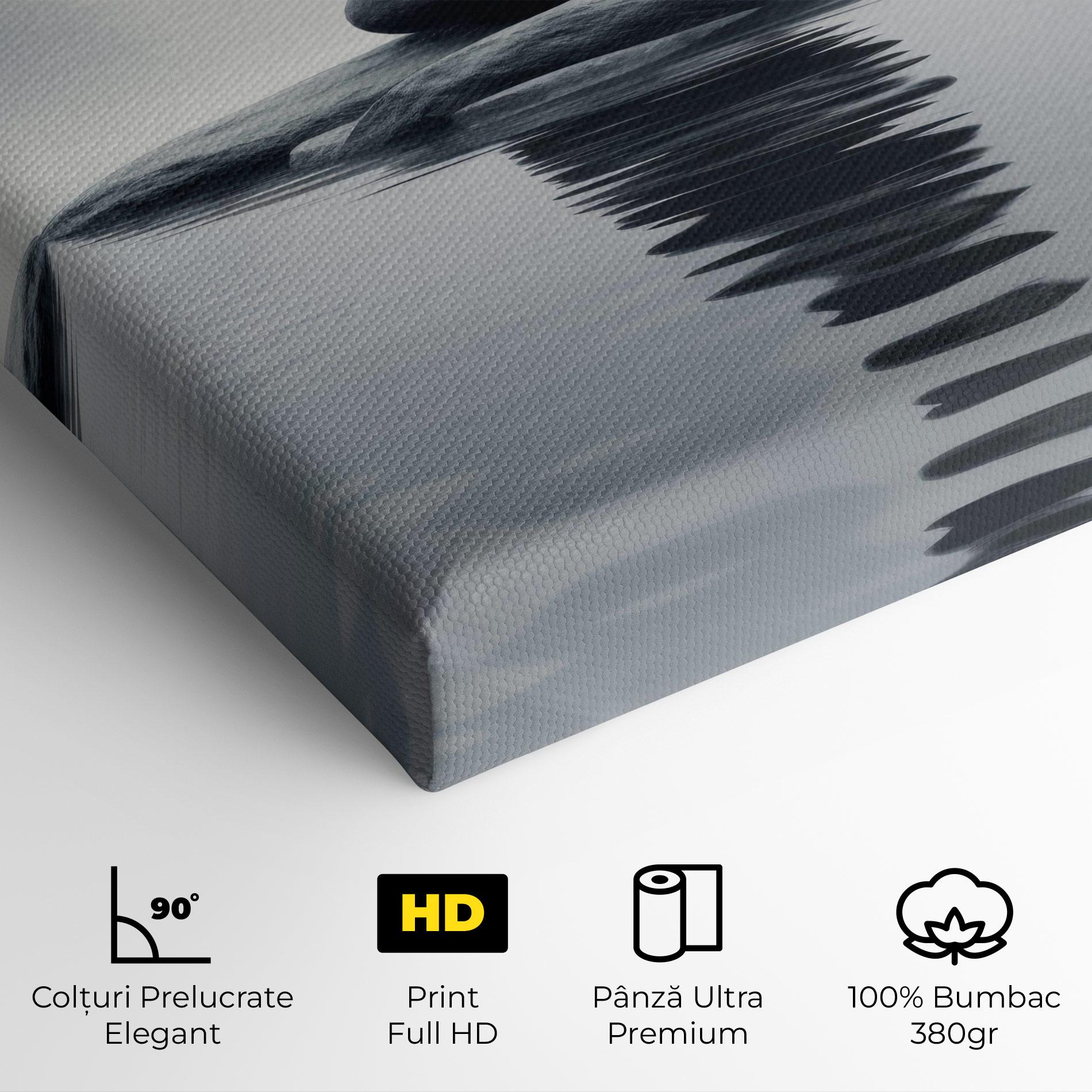 Tablou Canvas Stones Foggy View mockup 4