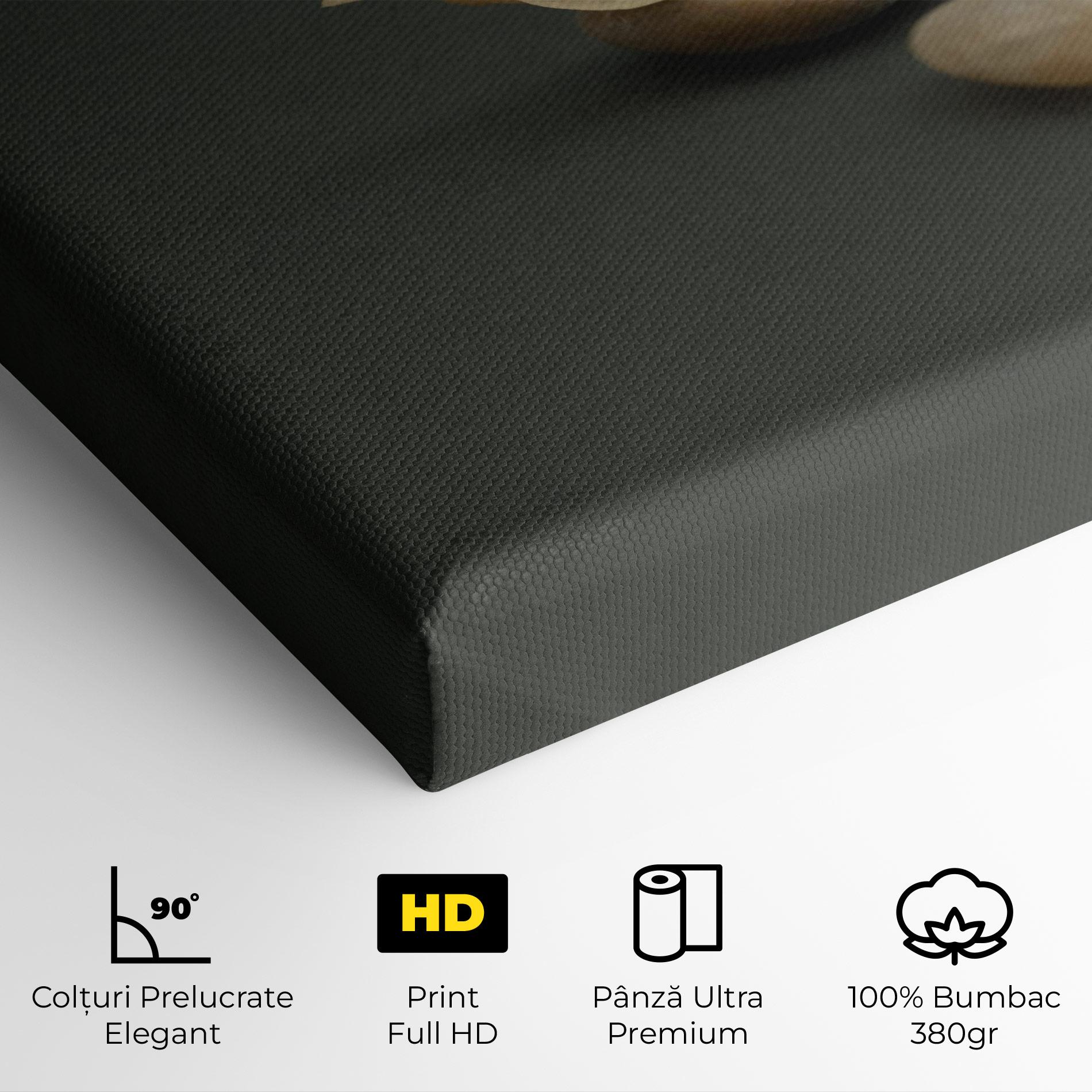 Tablou Canvas Zen Stones On Green mockup 4