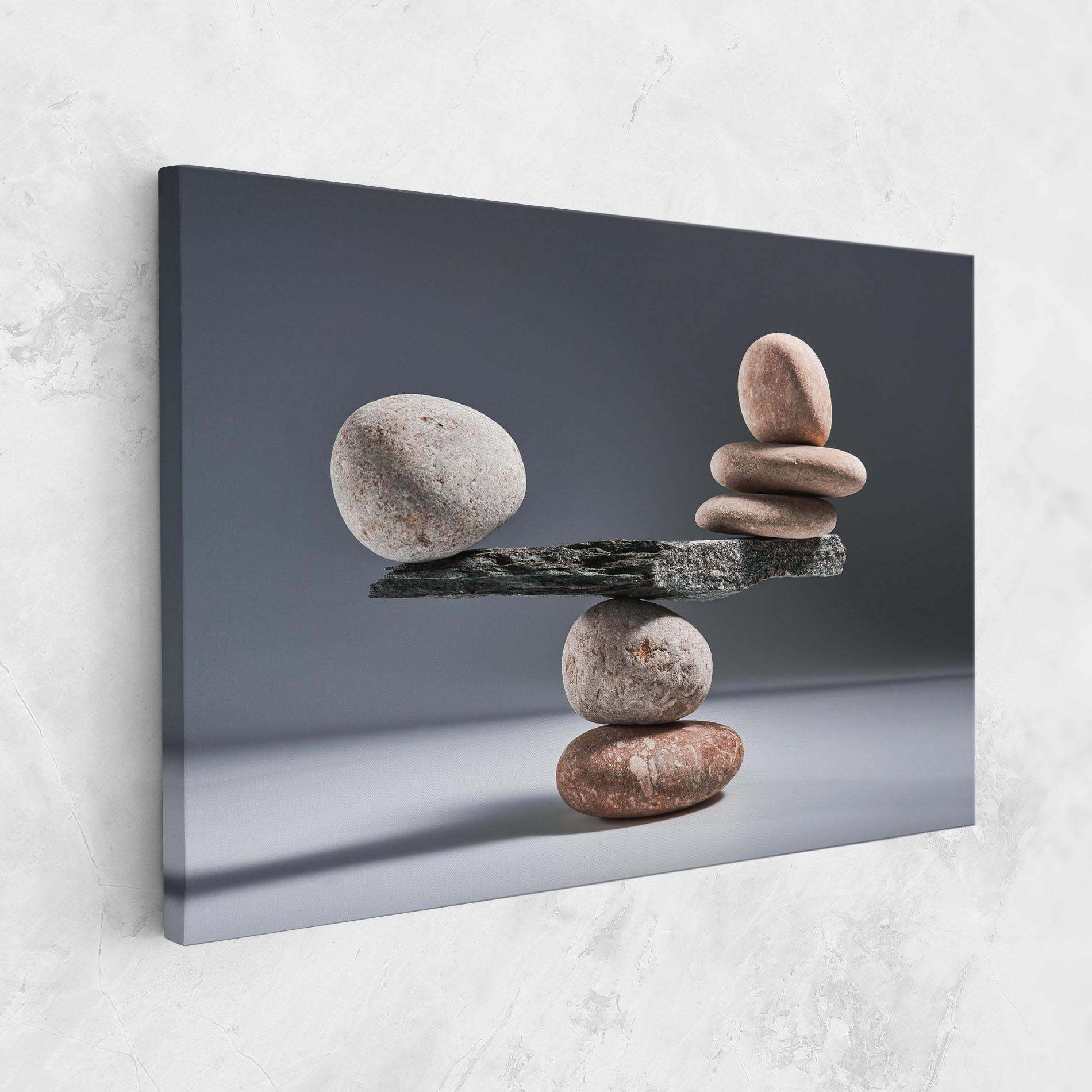 Tablou Canvas Balancing Pebbles mockup 1
