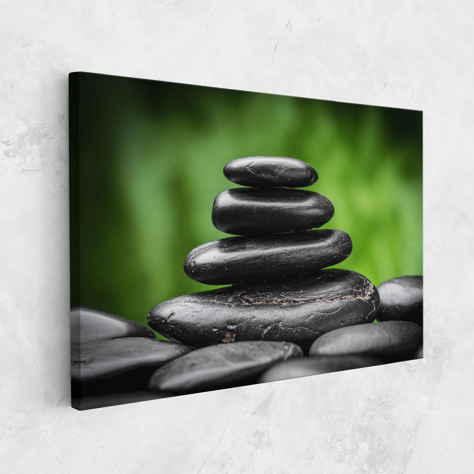 Tablou Canvas Black Stone Meditation mockup 1