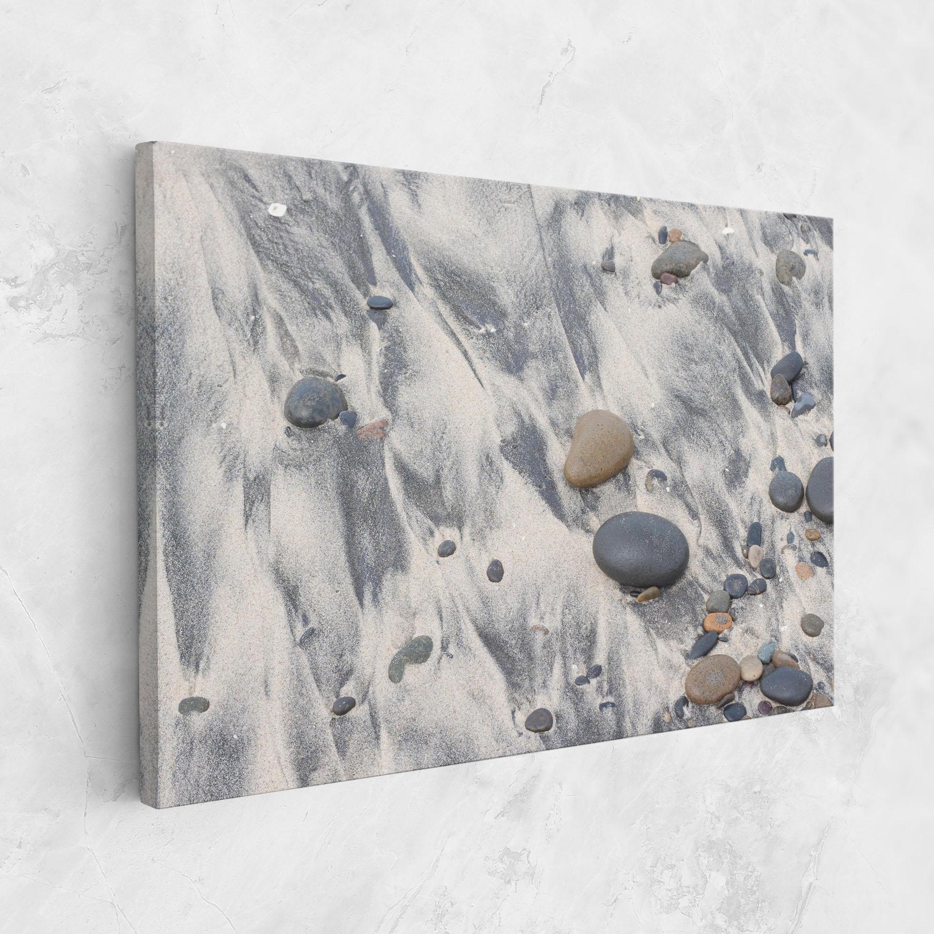 Tablou Canvas Sandy Beach Stones mockup 1