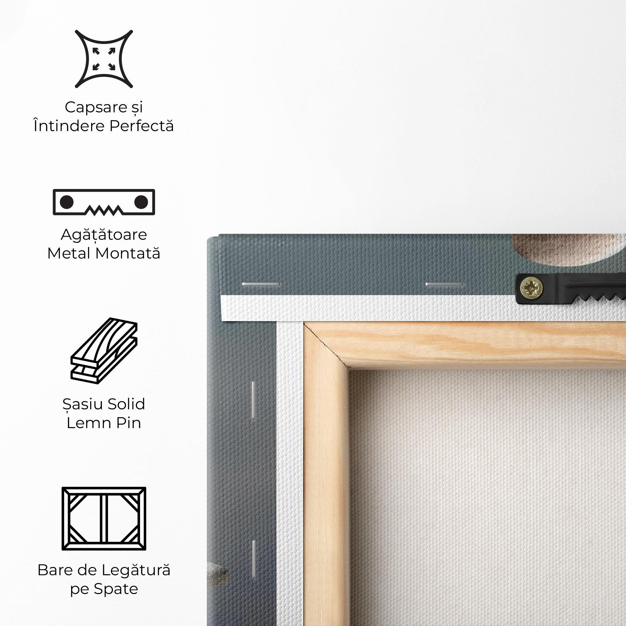 Tablou Canvas Balance Pebbles Pyramid mockup 5